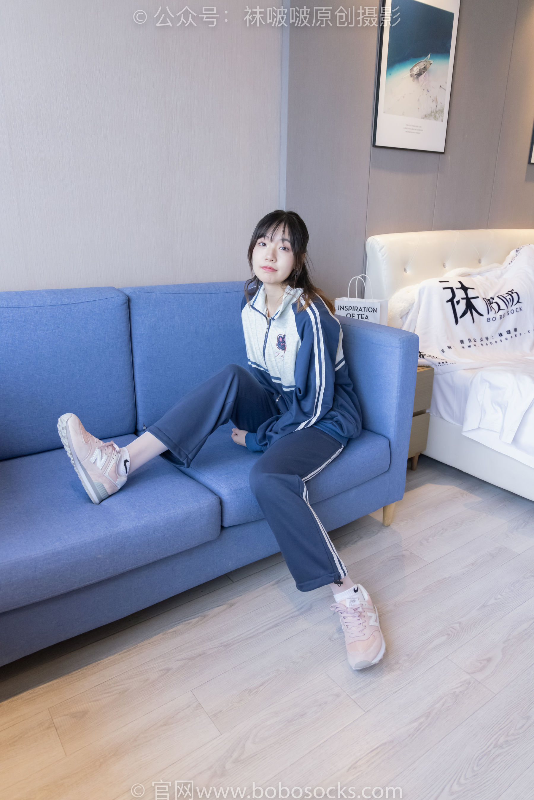 BoBoSocks袜啵啵 No.226 小甜豆-运动鞋、白棉袜、白丝