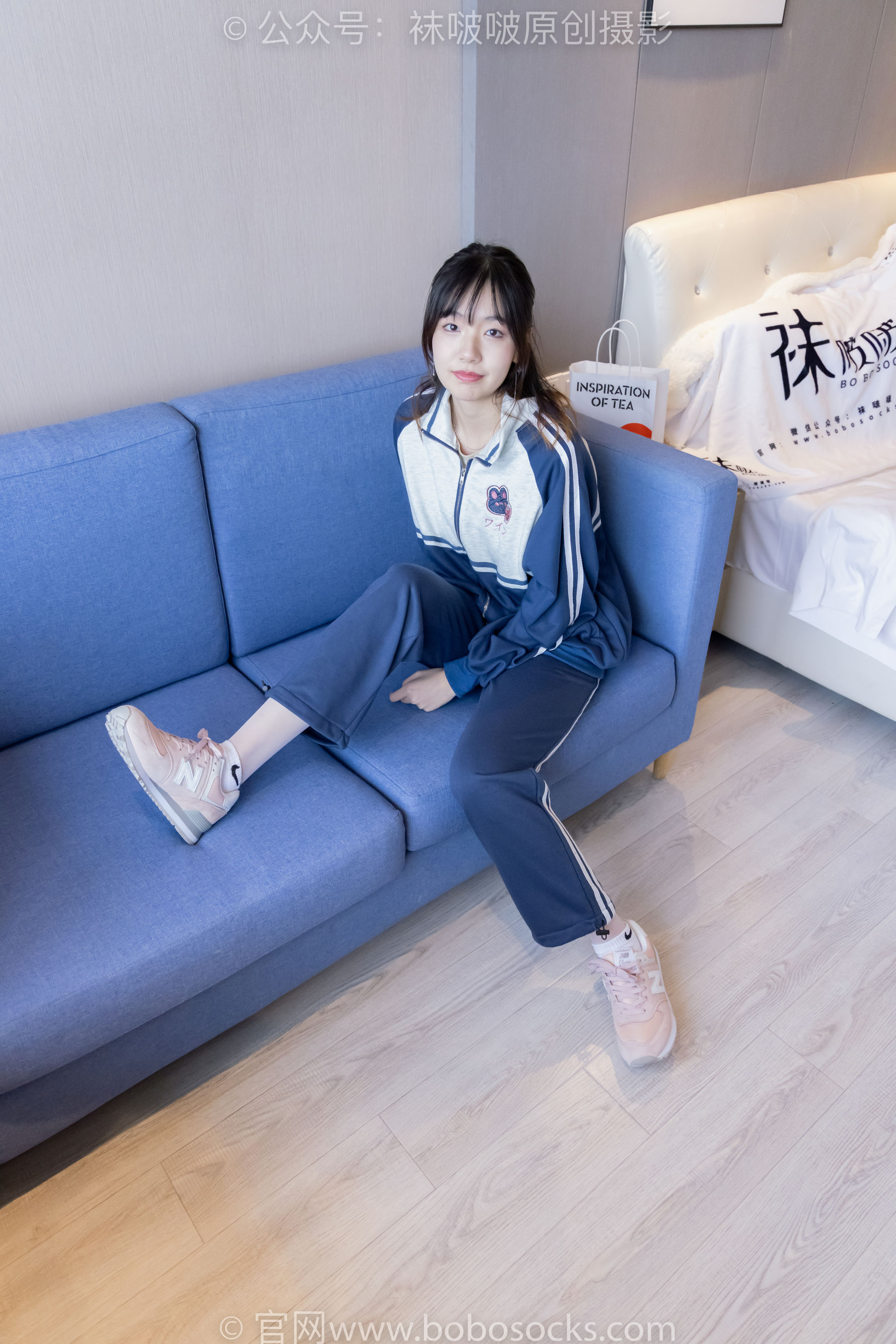 BoBoSocks袜啵啵 No.226 小甜豆-运动鞋、白棉袜、白丝