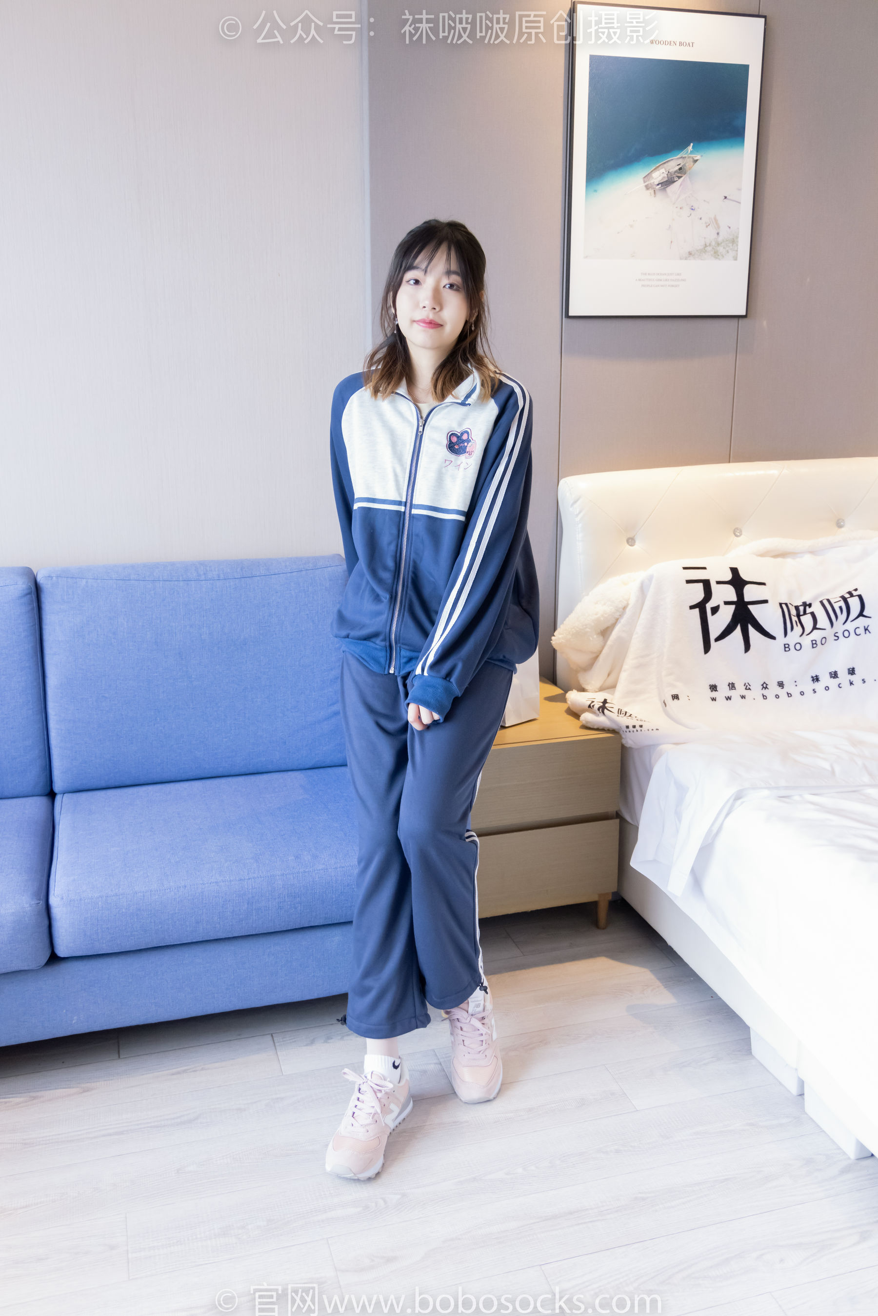 BoBoSocks袜啵啵 No.226 小甜豆-运动鞋、白棉袜、白丝