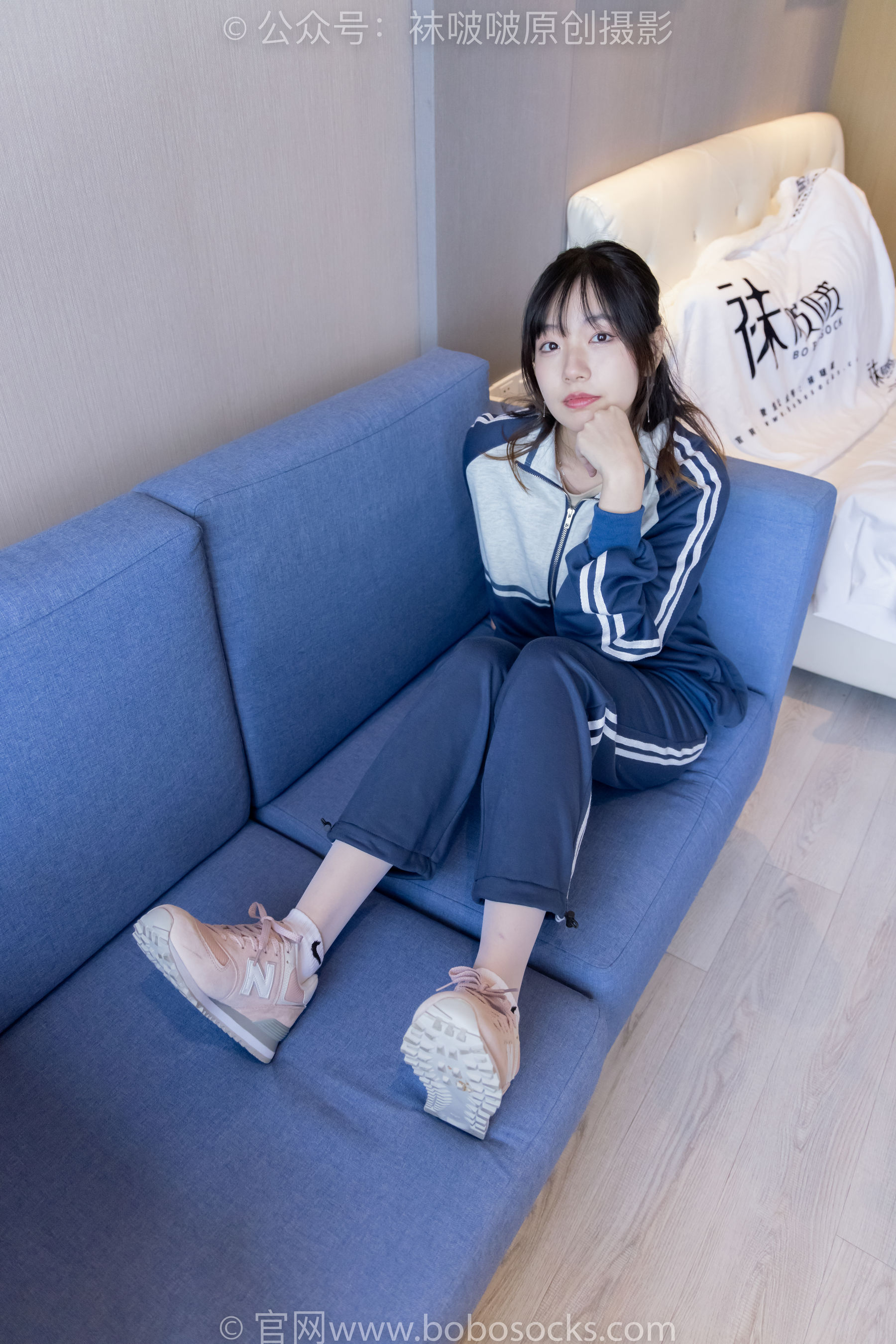 BoBoSocks袜啵啵 No.226 小甜豆-运动鞋、白棉袜、白丝