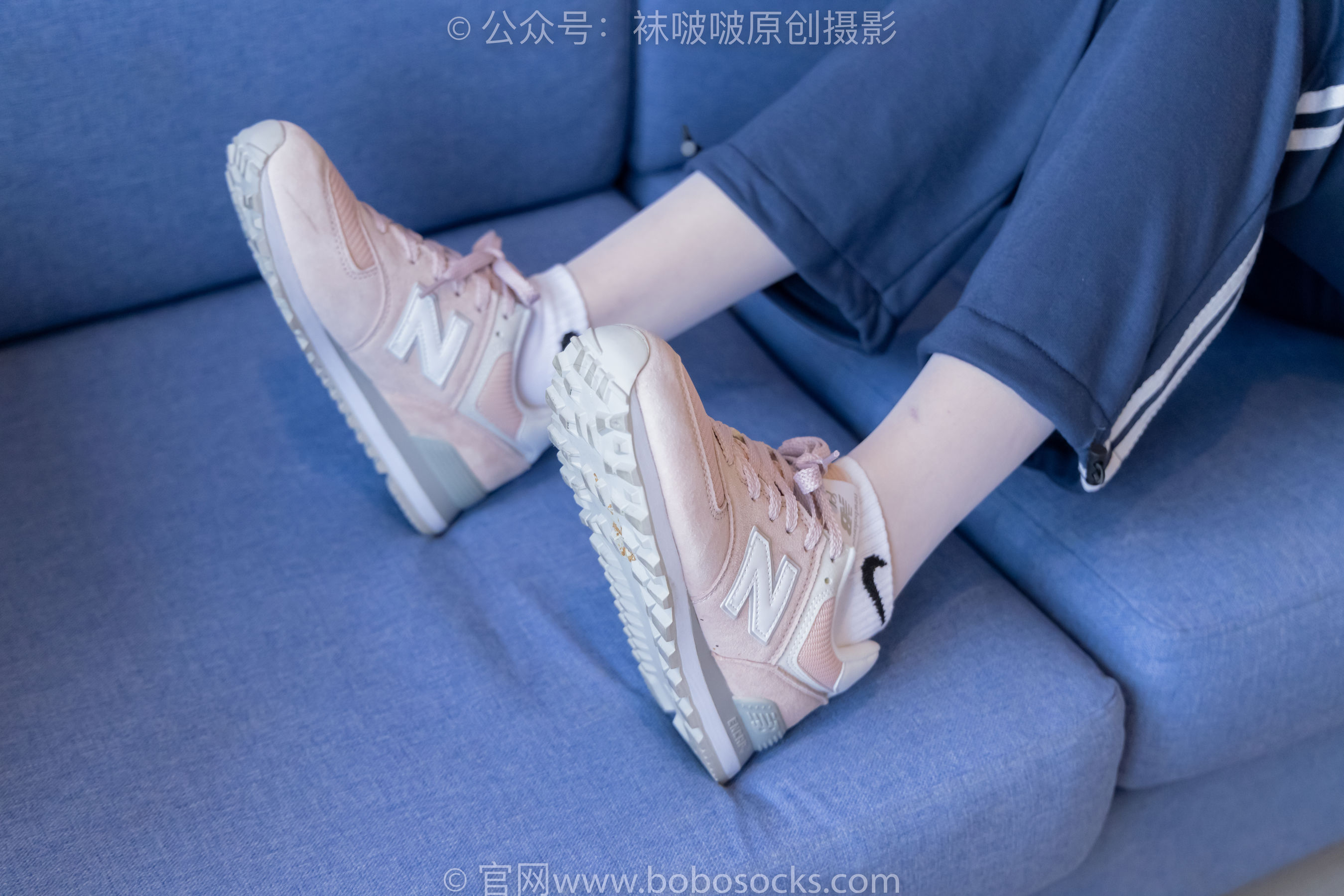 BoBoSocks袜啵啵 No.226 小甜豆-运动鞋、白棉袜、白丝