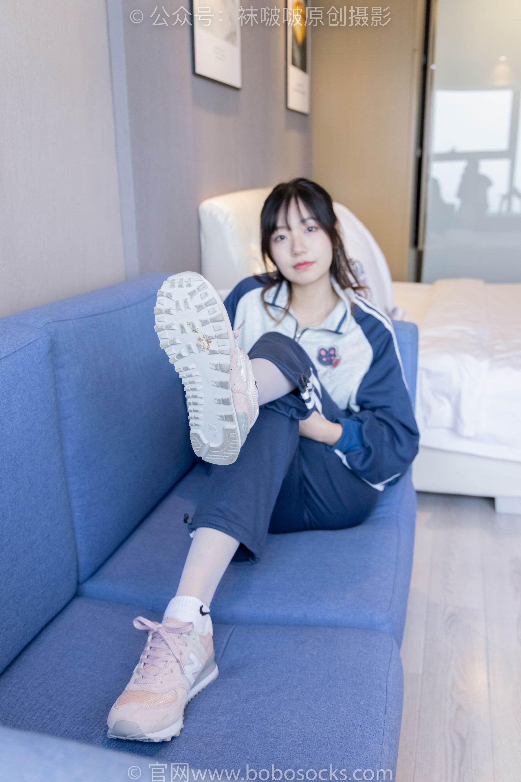 BoBoSocks袜啵啵 No.226 小甜豆-运动鞋、白棉袜、白丝