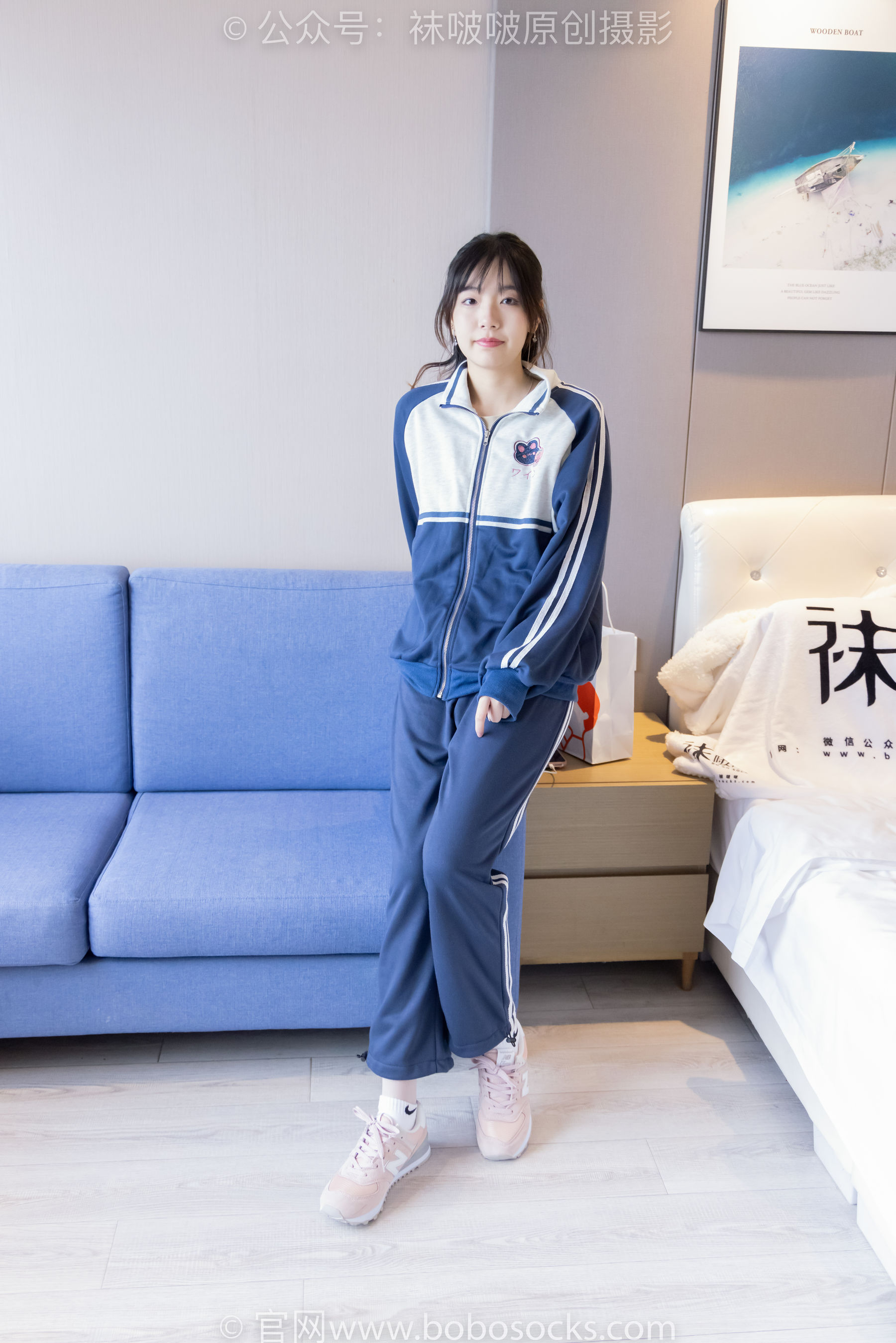 BoBoSocks袜啵啵 No.226 小甜豆-运动鞋、白棉袜、白丝