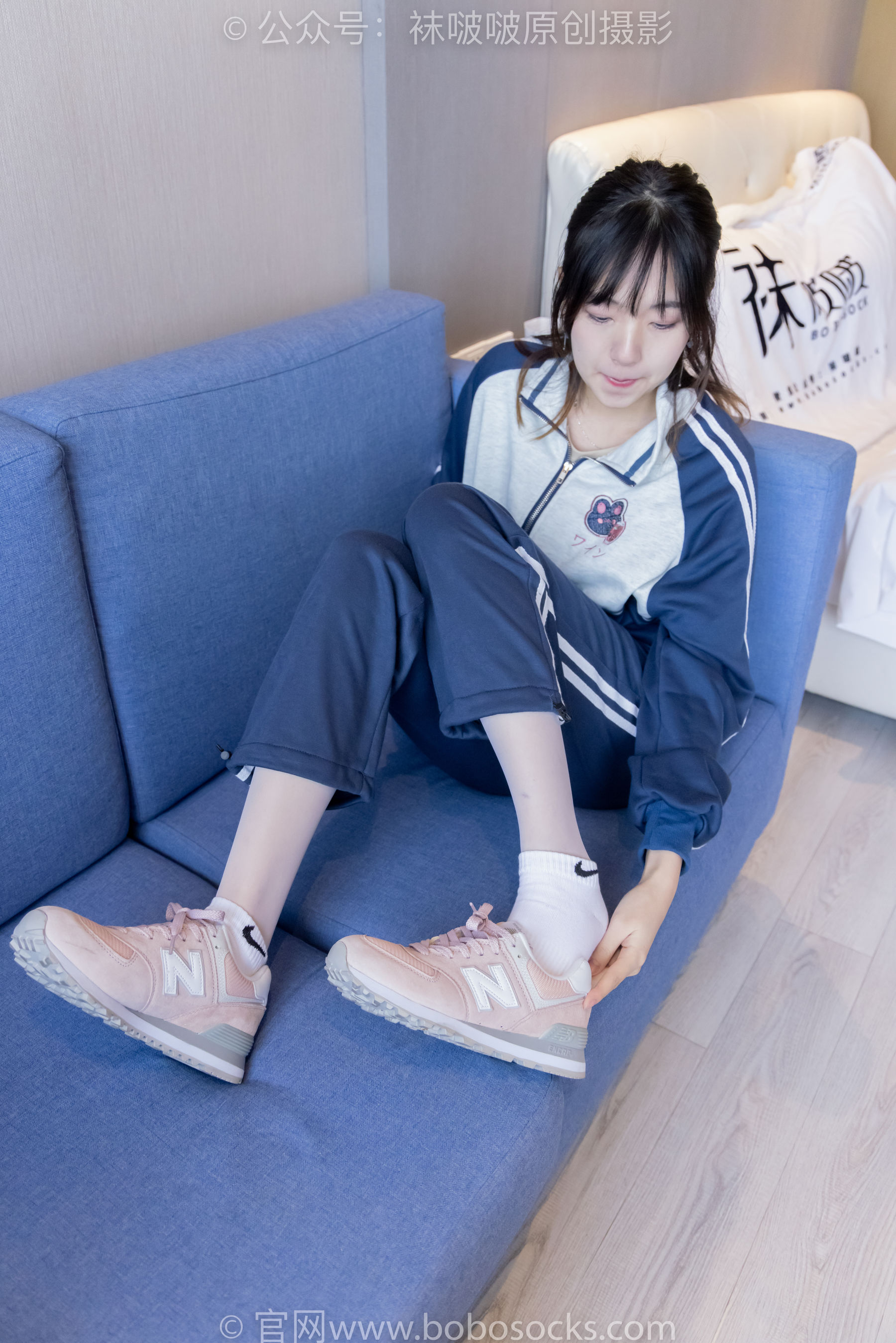 BoBoSocks袜啵啵 No.226 小甜豆-运动鞋、白棉袜、白丝