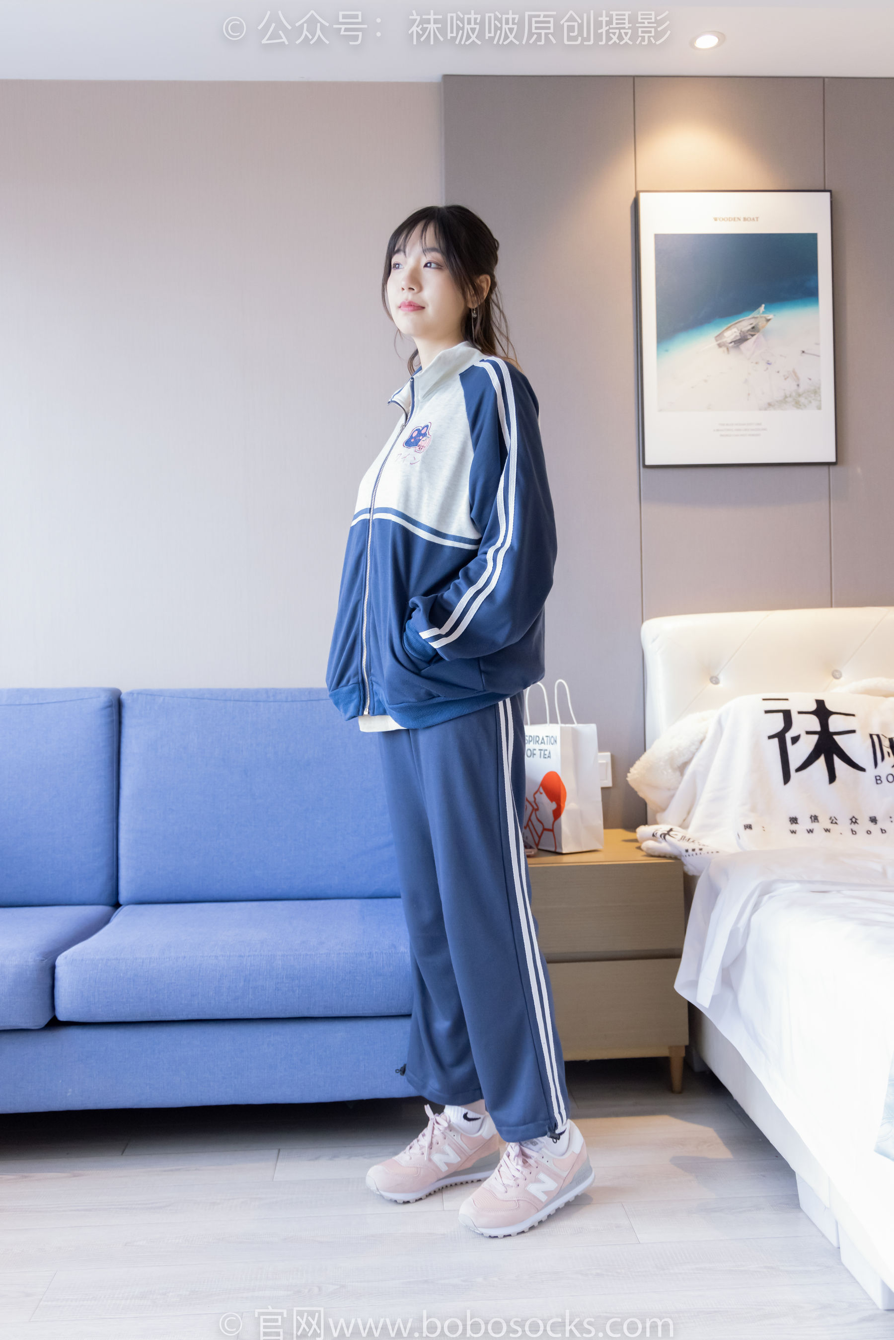 BoBoSocks袜啵啵 No.226 小甜豆-运动鞋、白棉袜、白丝