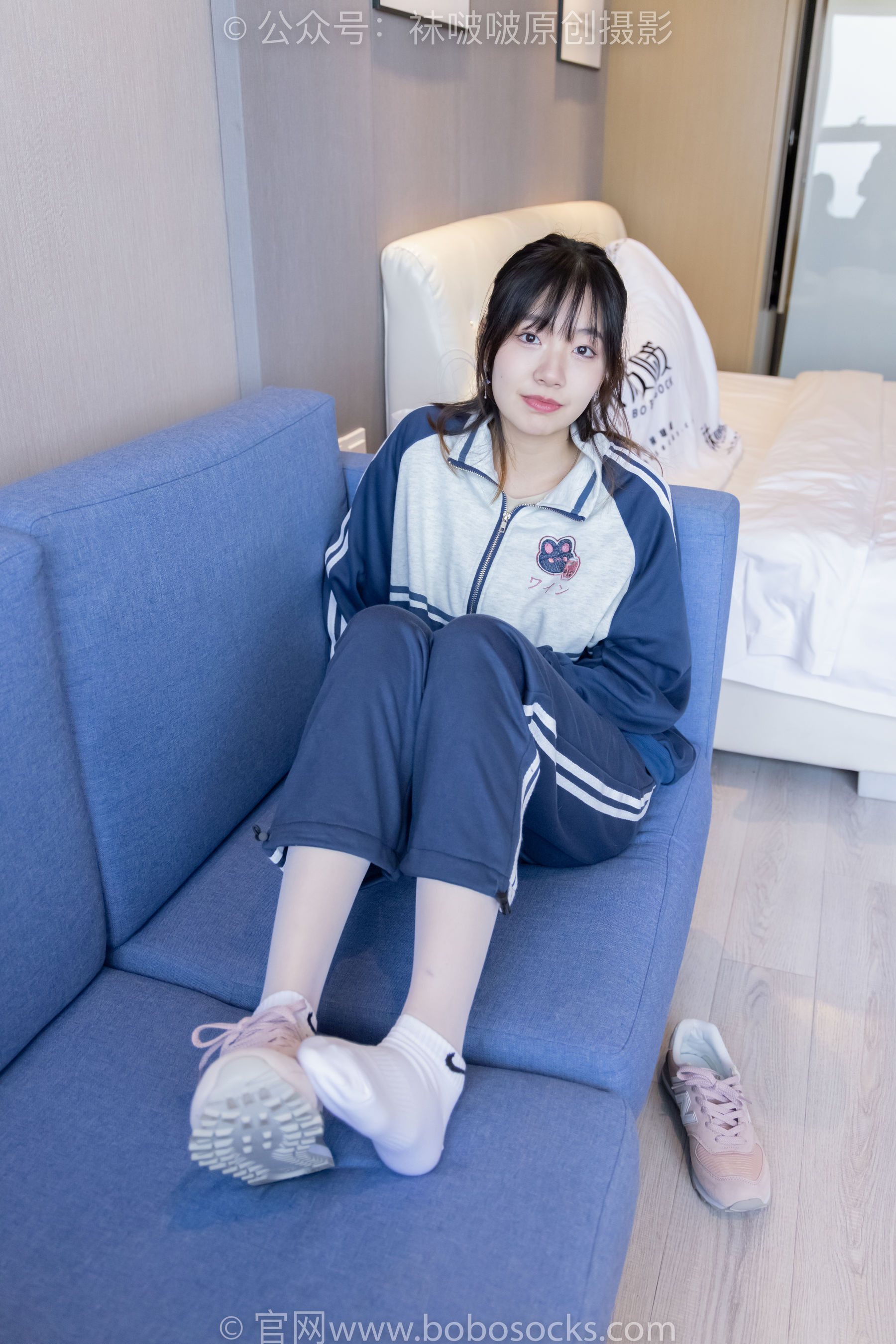 BoBoSocks袜啵啵 No.226 小甜豆-运动鞋、白棉袜、白丝