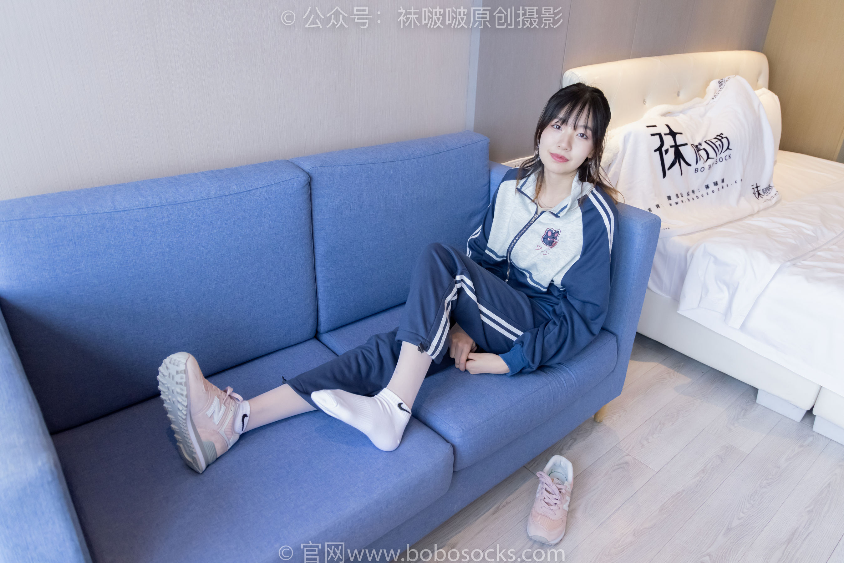 BoBoSocks袜啵啵 No.226 小甜豆-运动鞋、白棉袜、白丝