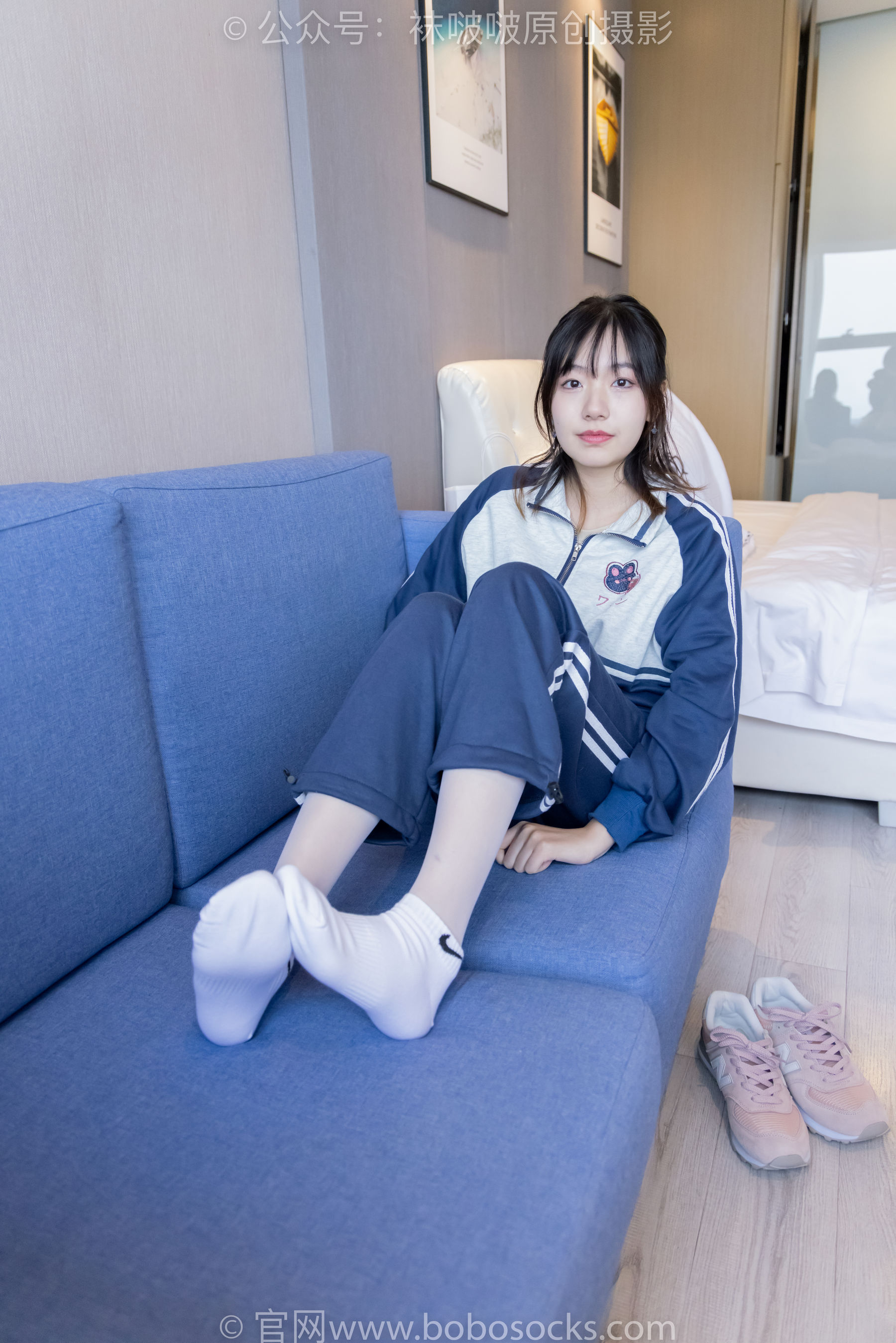 BoBoSocks袜啵啵 No.226 小甜豆-运动鞋、白棉袜、白丝