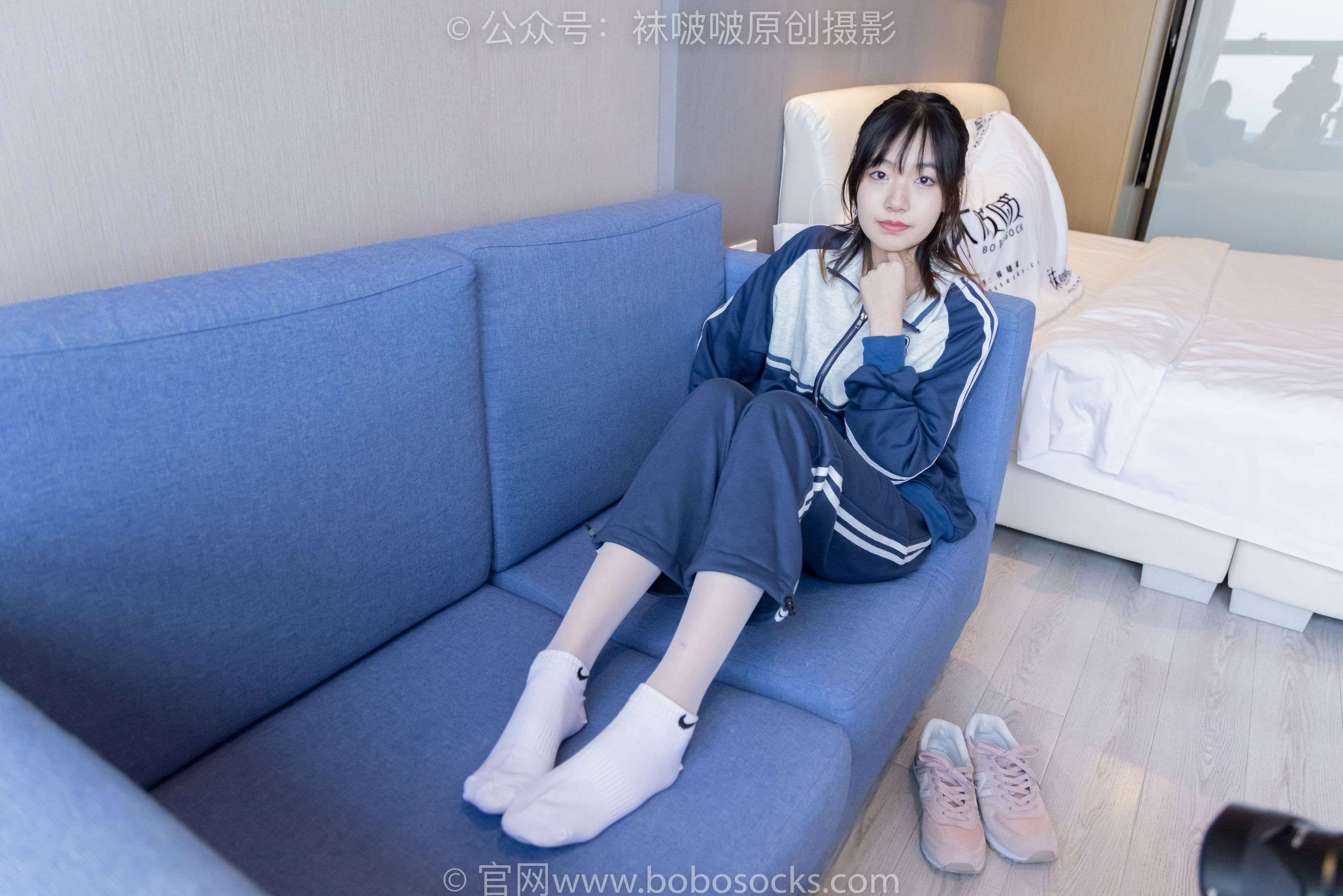 BoBoSocks袜啵啵 No.226 小甜豆-运动鞋、白棉袜、白丝