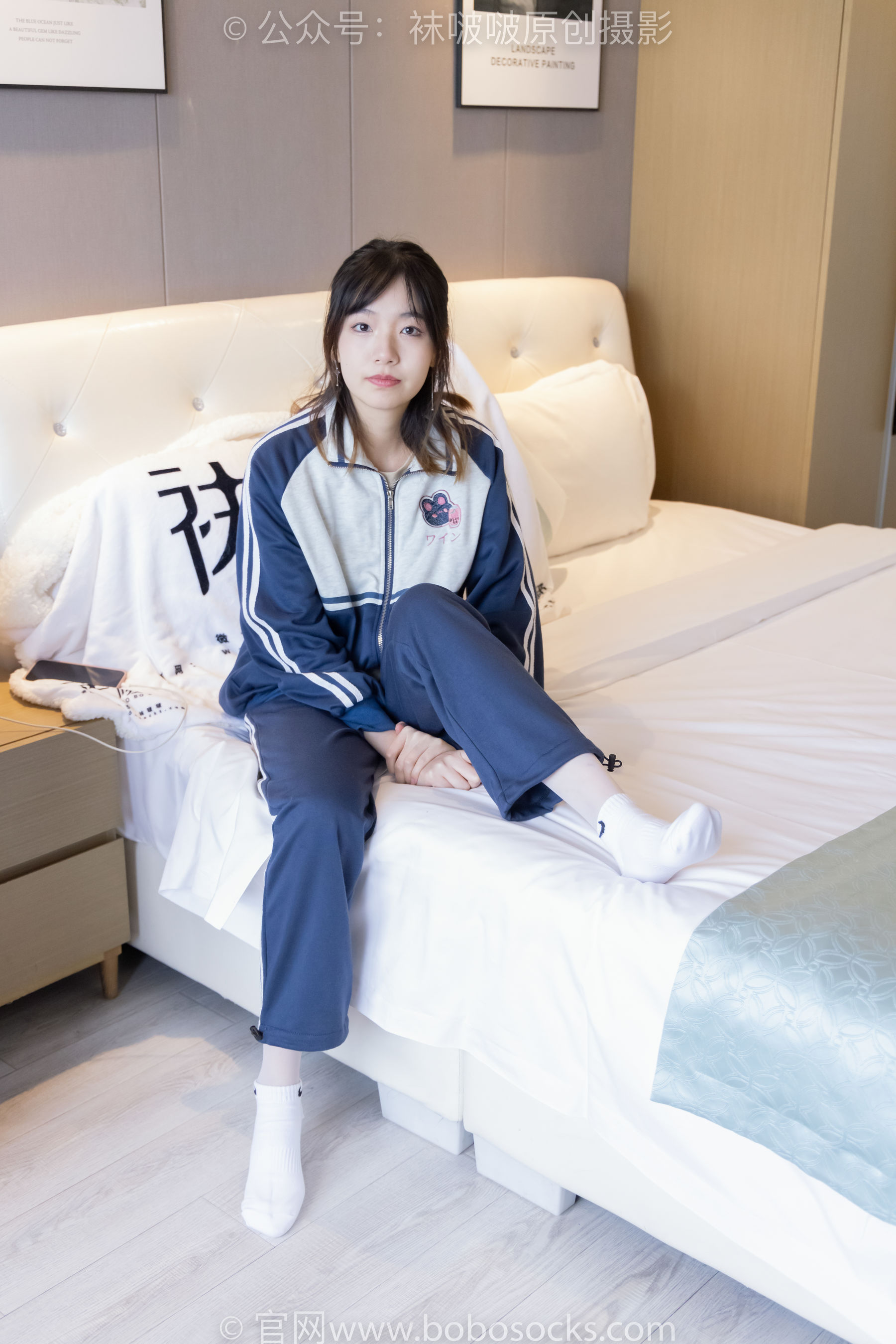 BoBoSocks袜啵啵 No.226 小甜豆-运动鞋、白棉袜、白丝