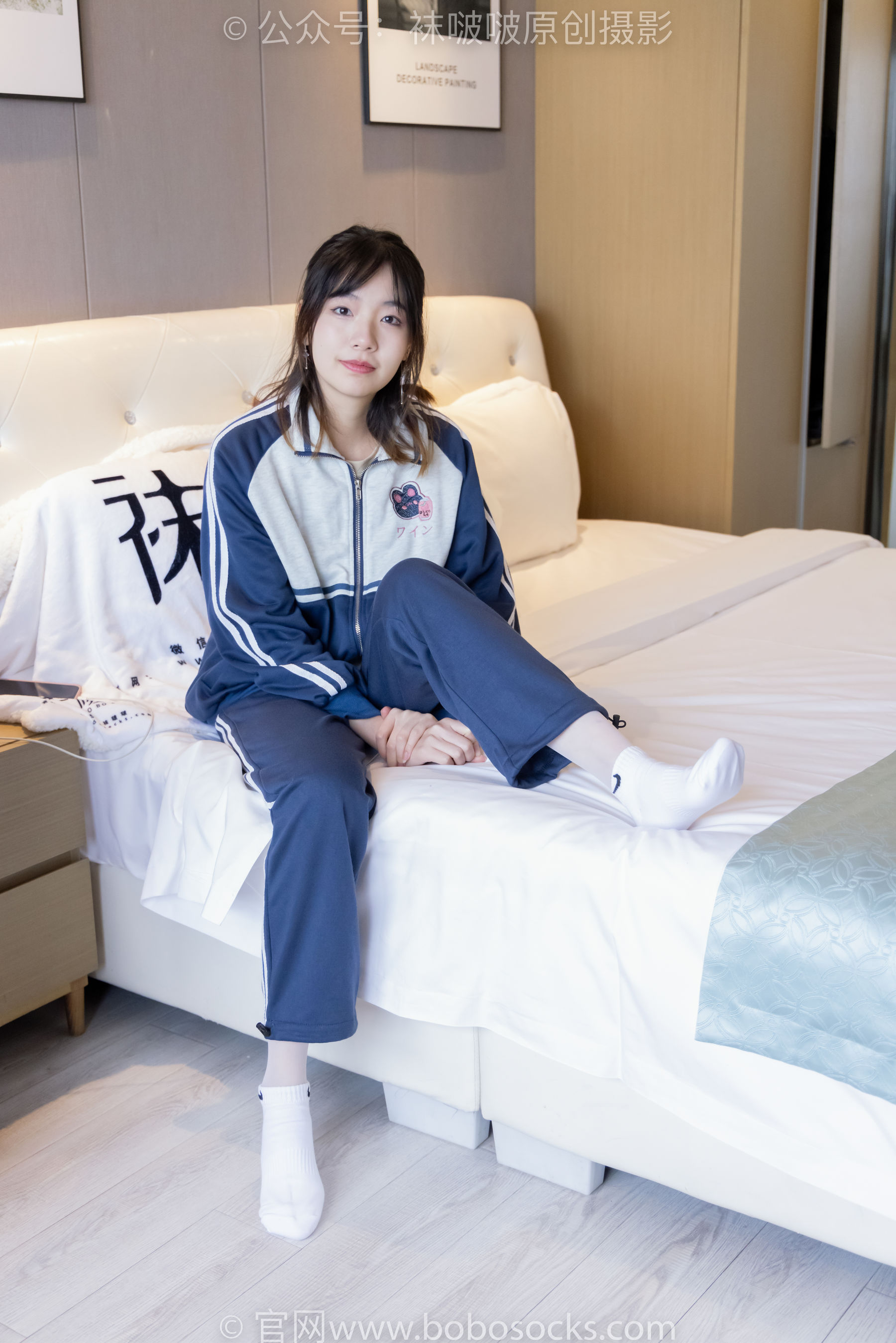 BoBoSocks袜啵啵 No.226 小甜豆-运动鞋、白棉袜、白丝