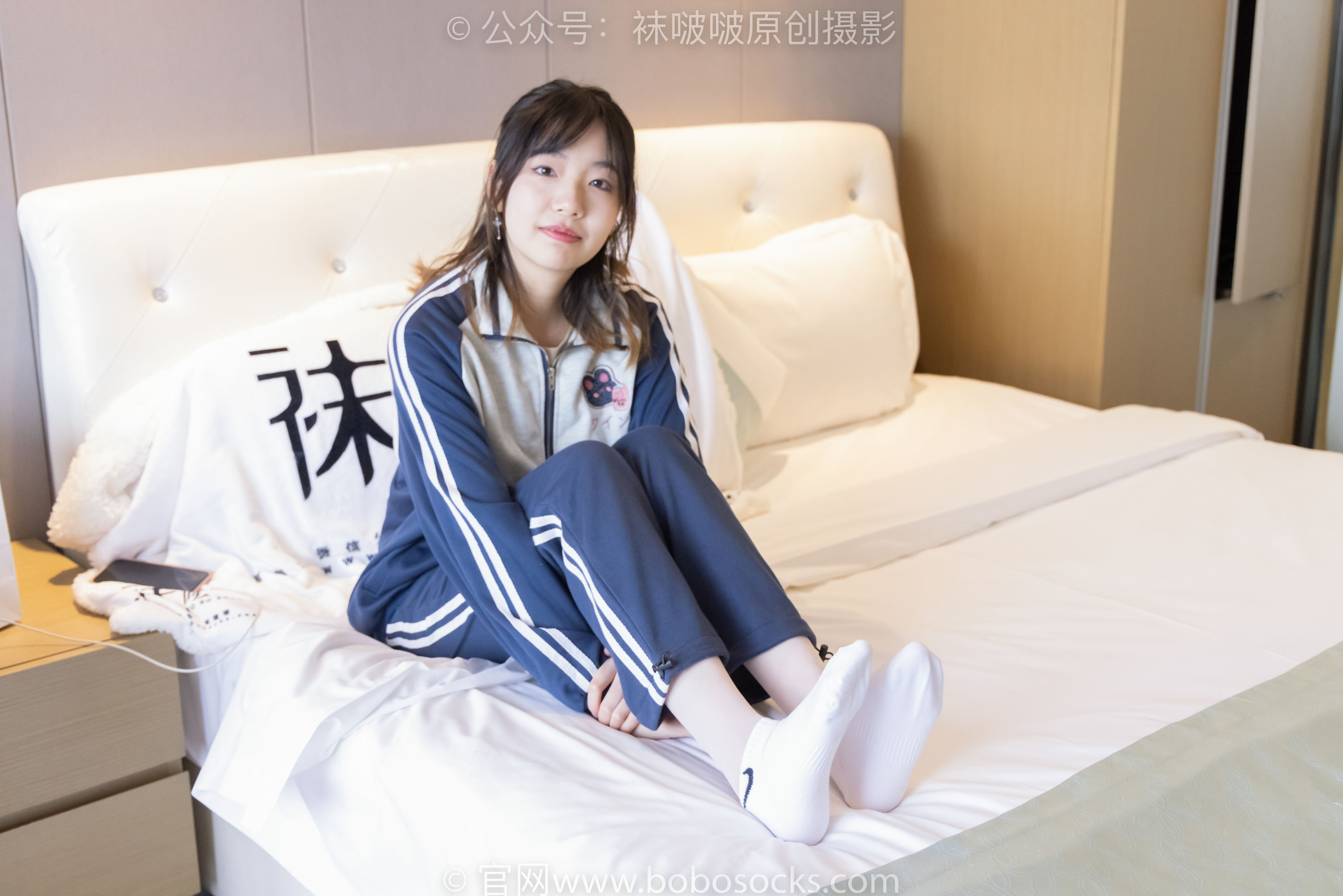 BoBoSocks袜啵啵 No.226 小甜豆-运动鞋、白棉袜、白丝