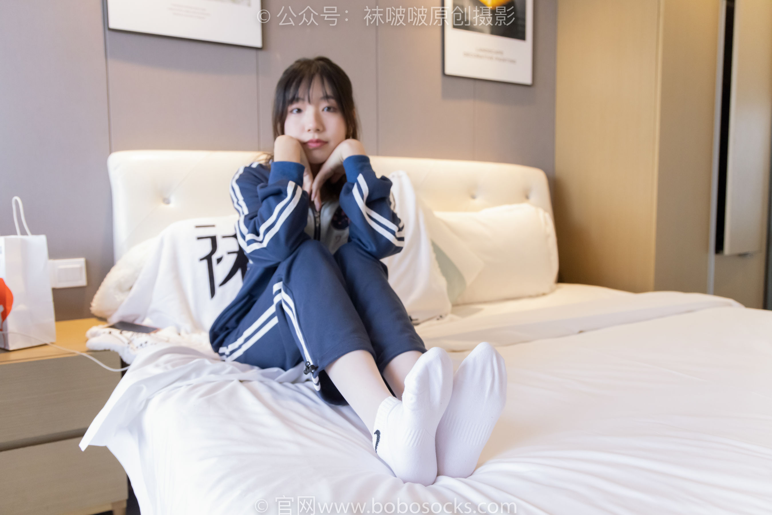 BoBoSocks袜啵啵 No.226 小甜豆-运动鞋、白棉袜、白丝