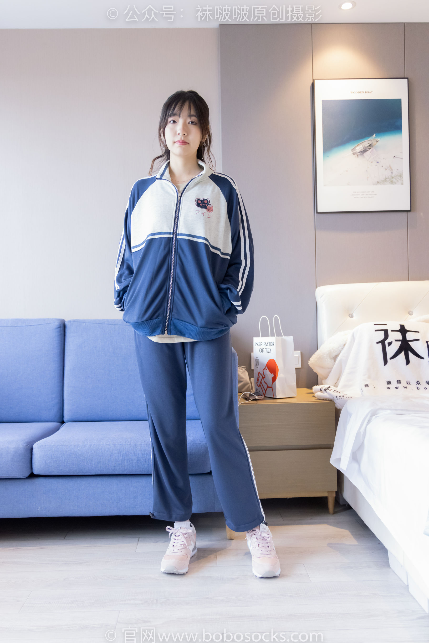 BoBoSocks袜啵啵 No.226 小甜豆-运动鞋、白棉袜、白丝