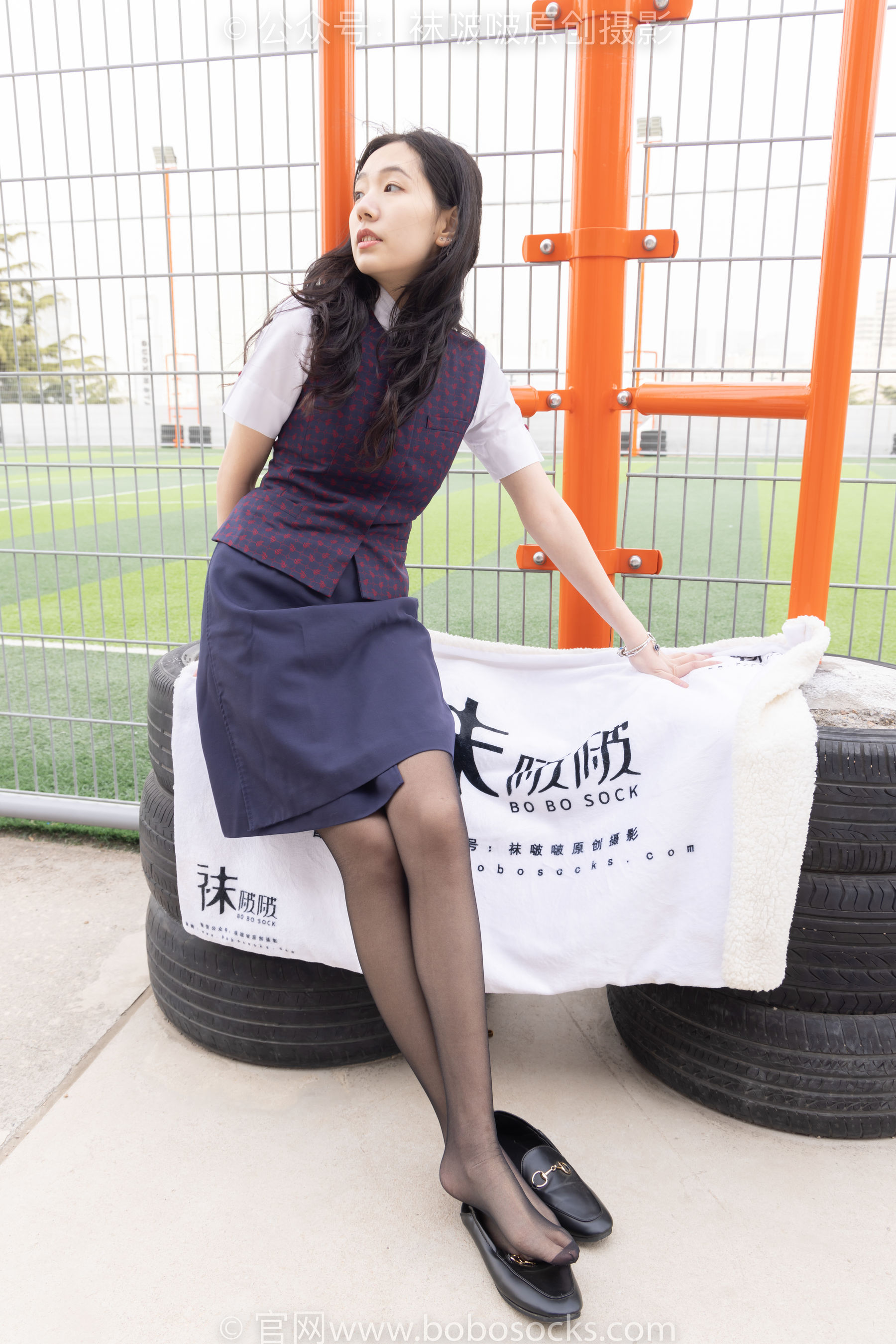 BoBoSocks袜啵啵 No.227 小甜豆-皮鞋、黑丝、裸足