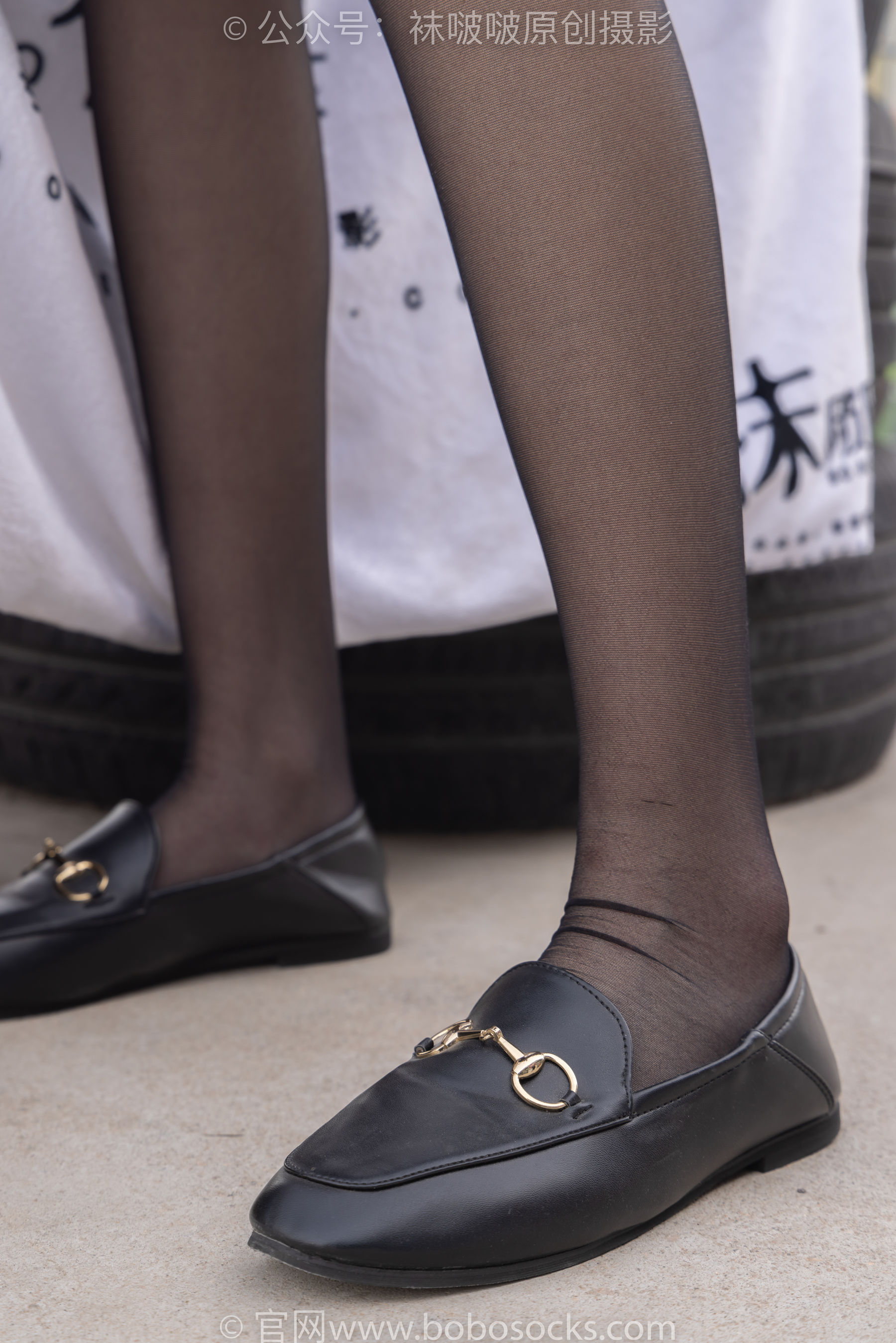 BoBoSocks袜啵啵 No.227 小甜豆-皮鞋、黑丝、裸足