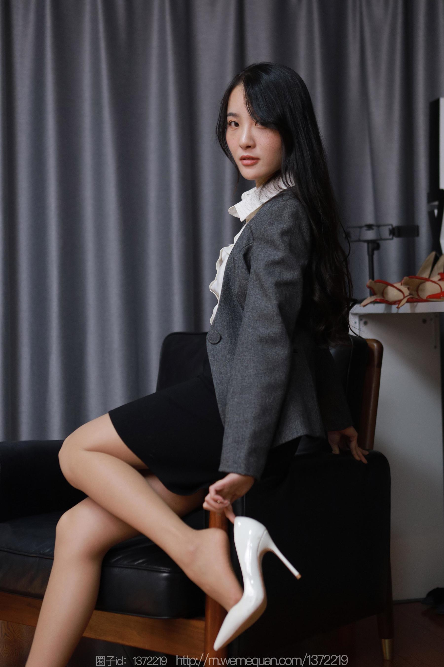 IESS异思趣向 - 模特：婉萍 《白色高跟鞋》