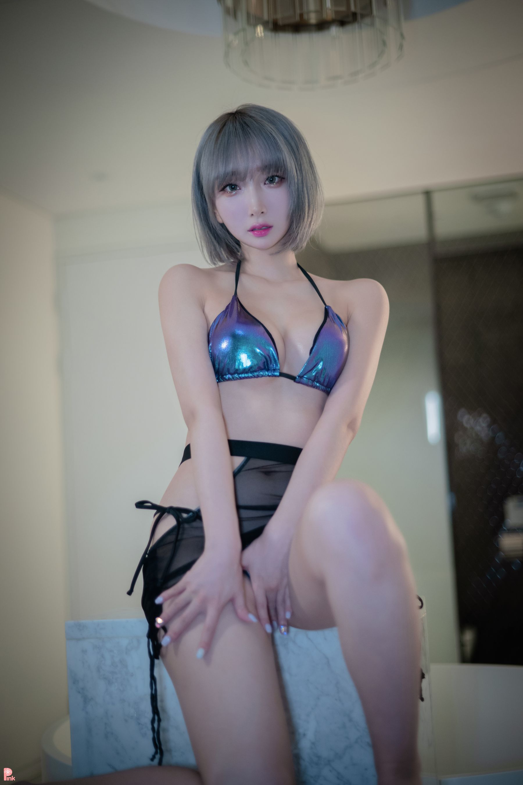 [PINK RIBBON] Dayeon - E-bIKINI Blue