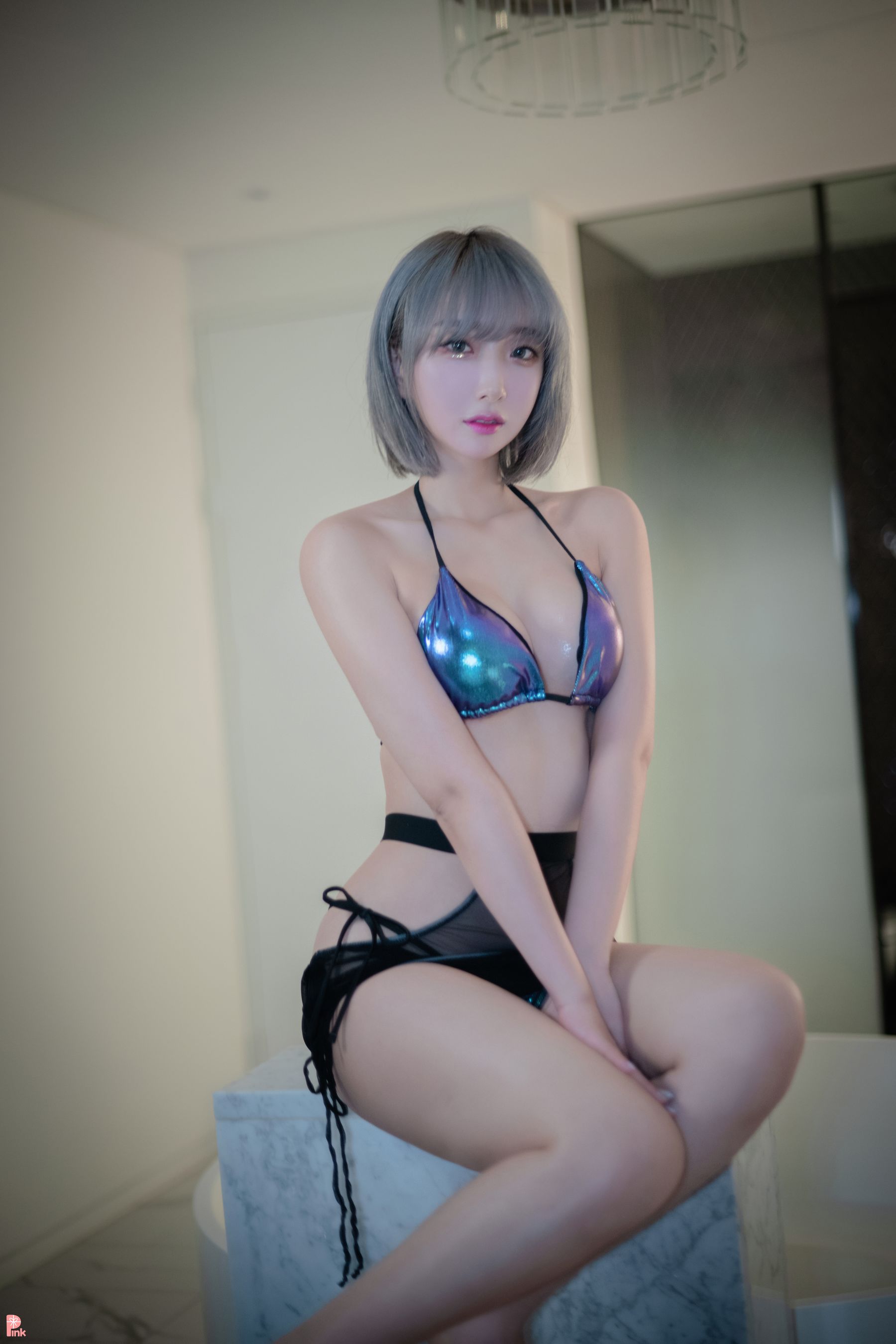 [PINK RIBBON] Dayeon - E-bIKINI Blue