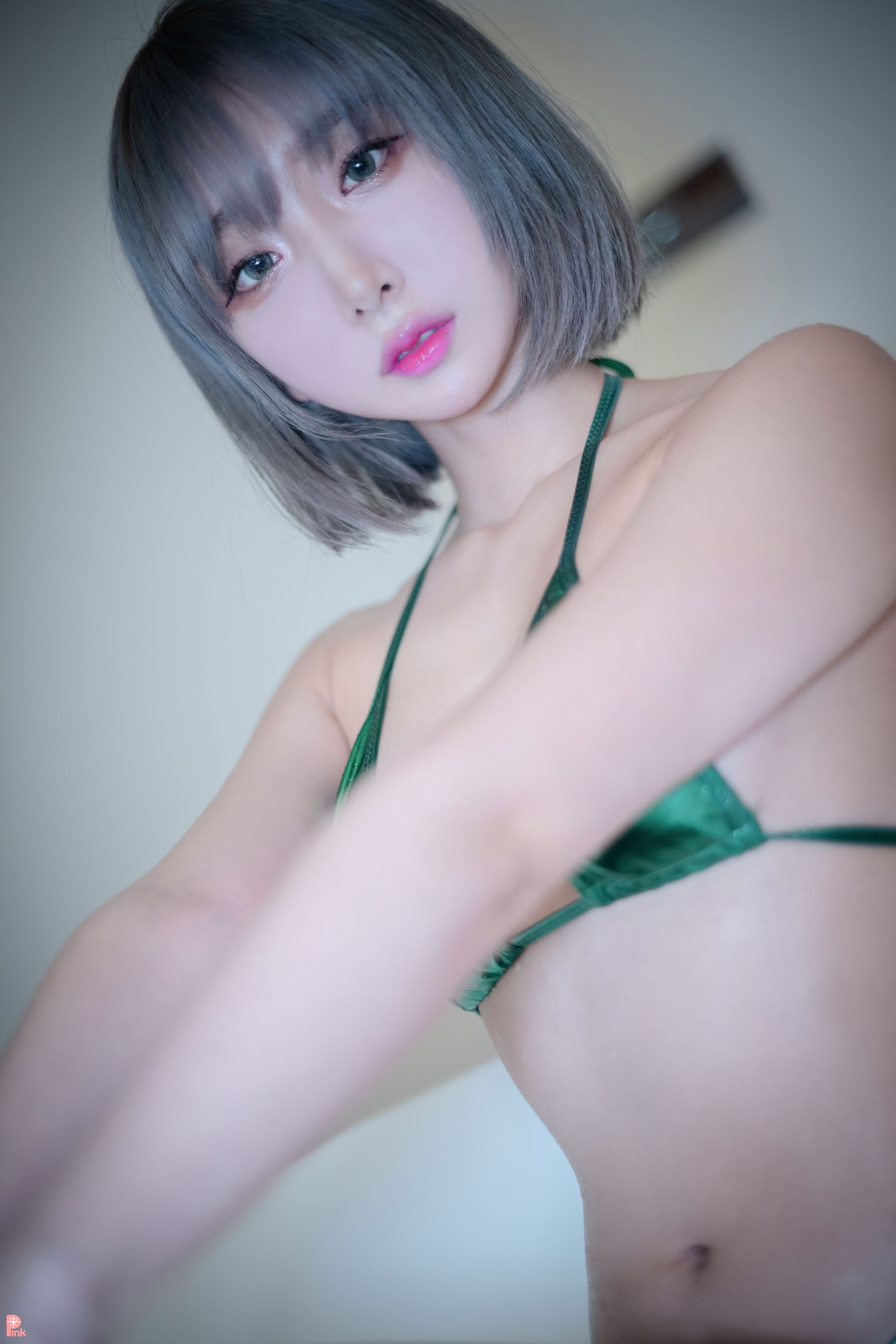 [PINK RIBBON] Dayeon - E-bIKINI Green