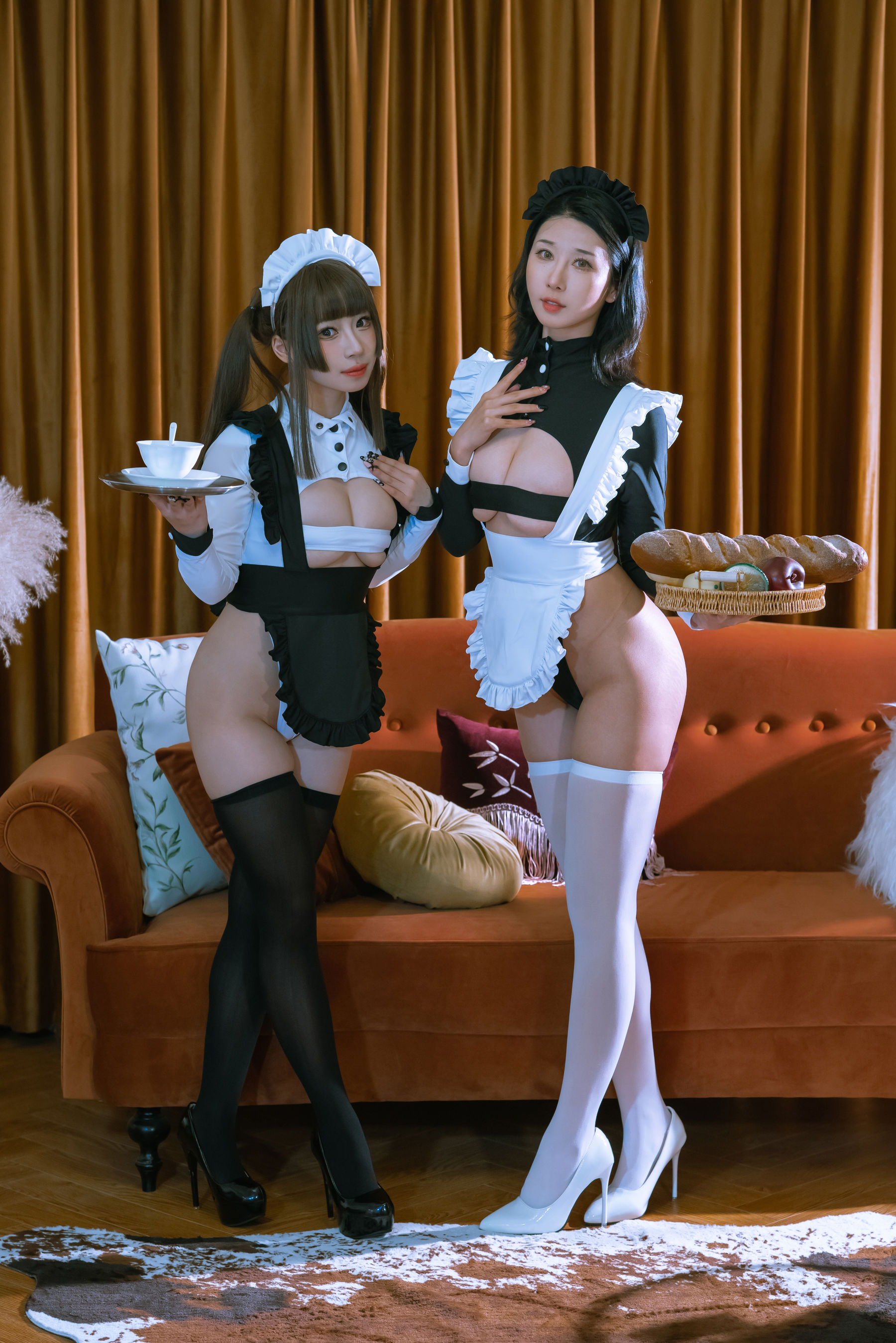 云溪溪 - 奶桃桃 双人女仆