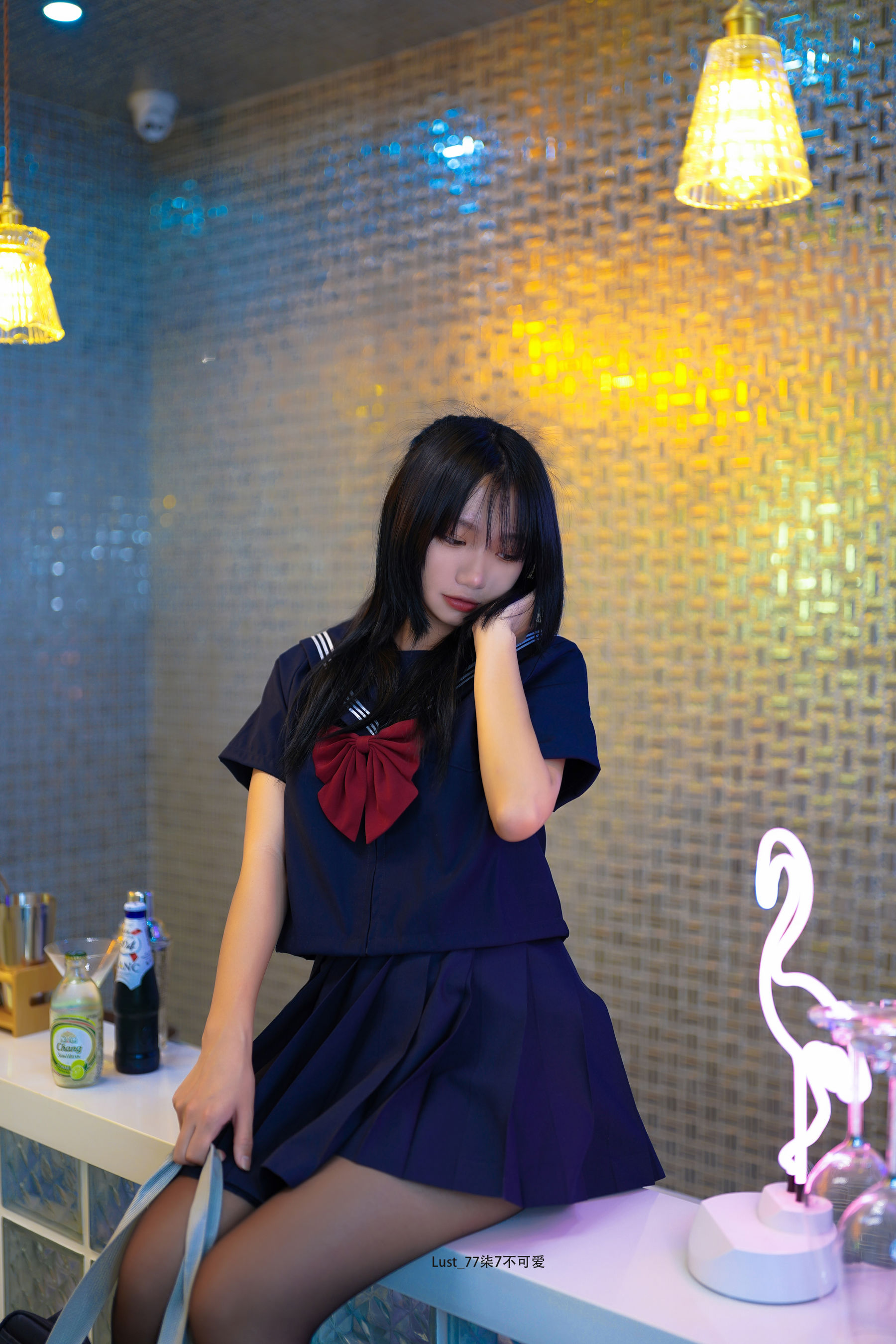 动漫博主柒柒要乖哦 - 反差JK少女