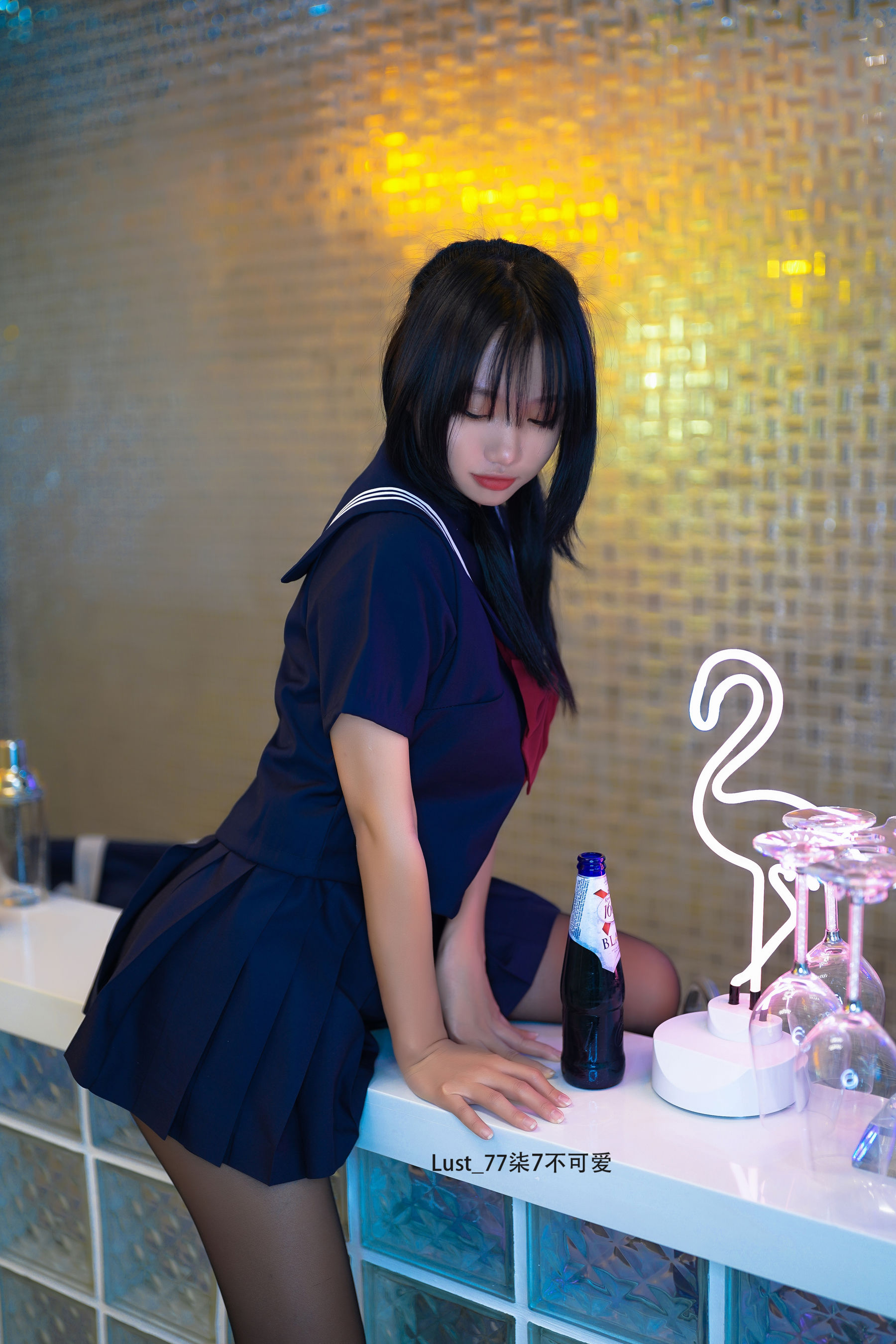 动漫博主柒柒要乖哦 - 反差JK少女