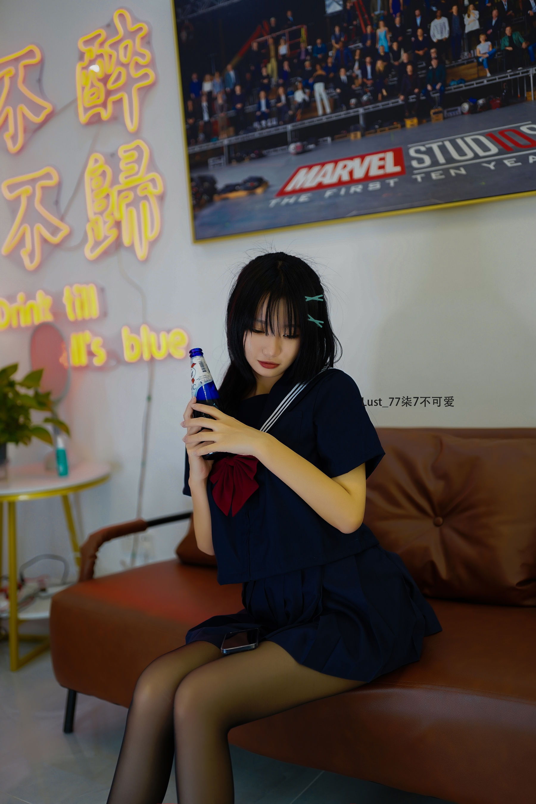动漫博主柒柒要乖哦 - 反差JK少女