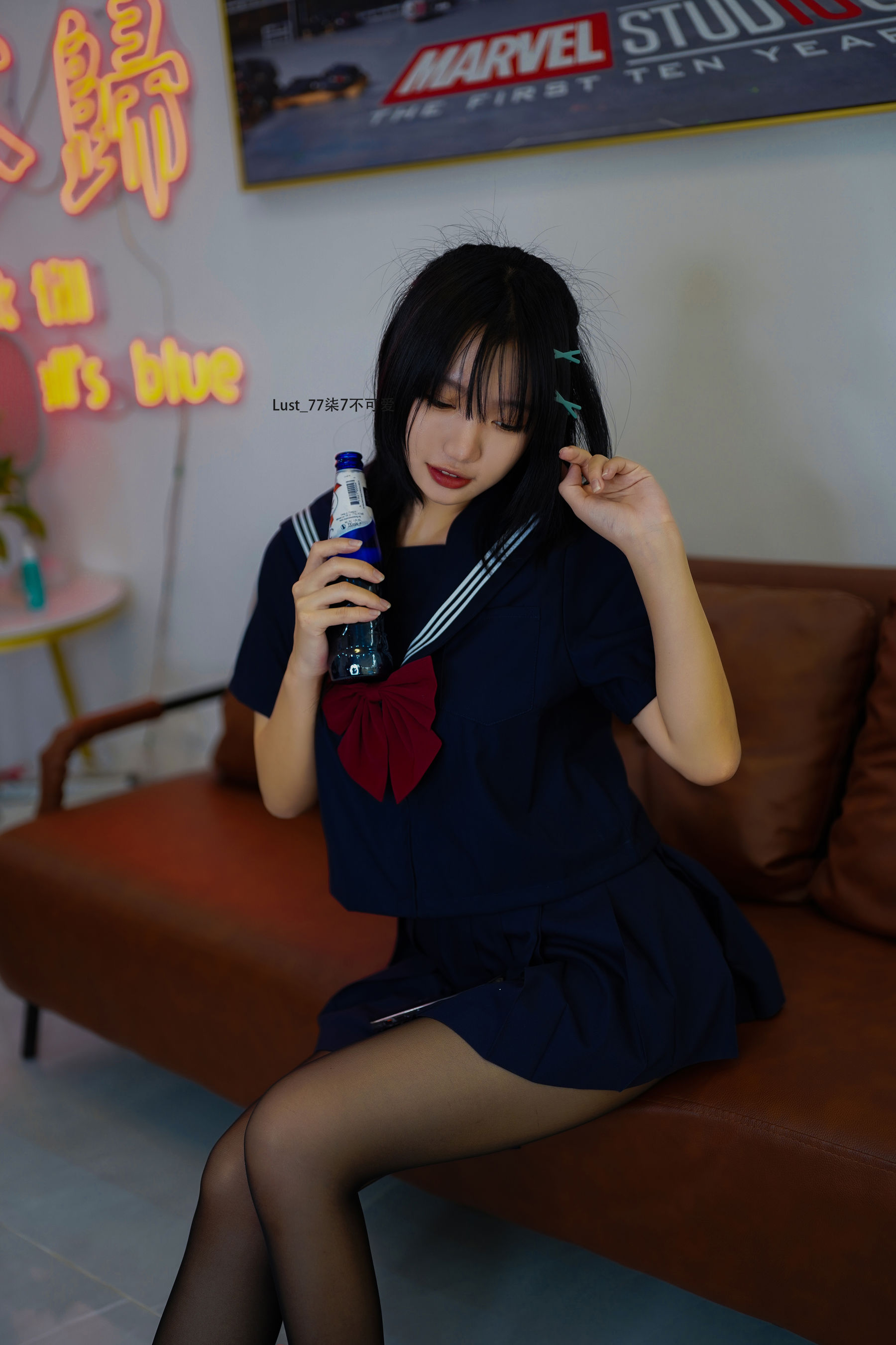 动漫博主柒柒要乖哦 - 反差JK少女
