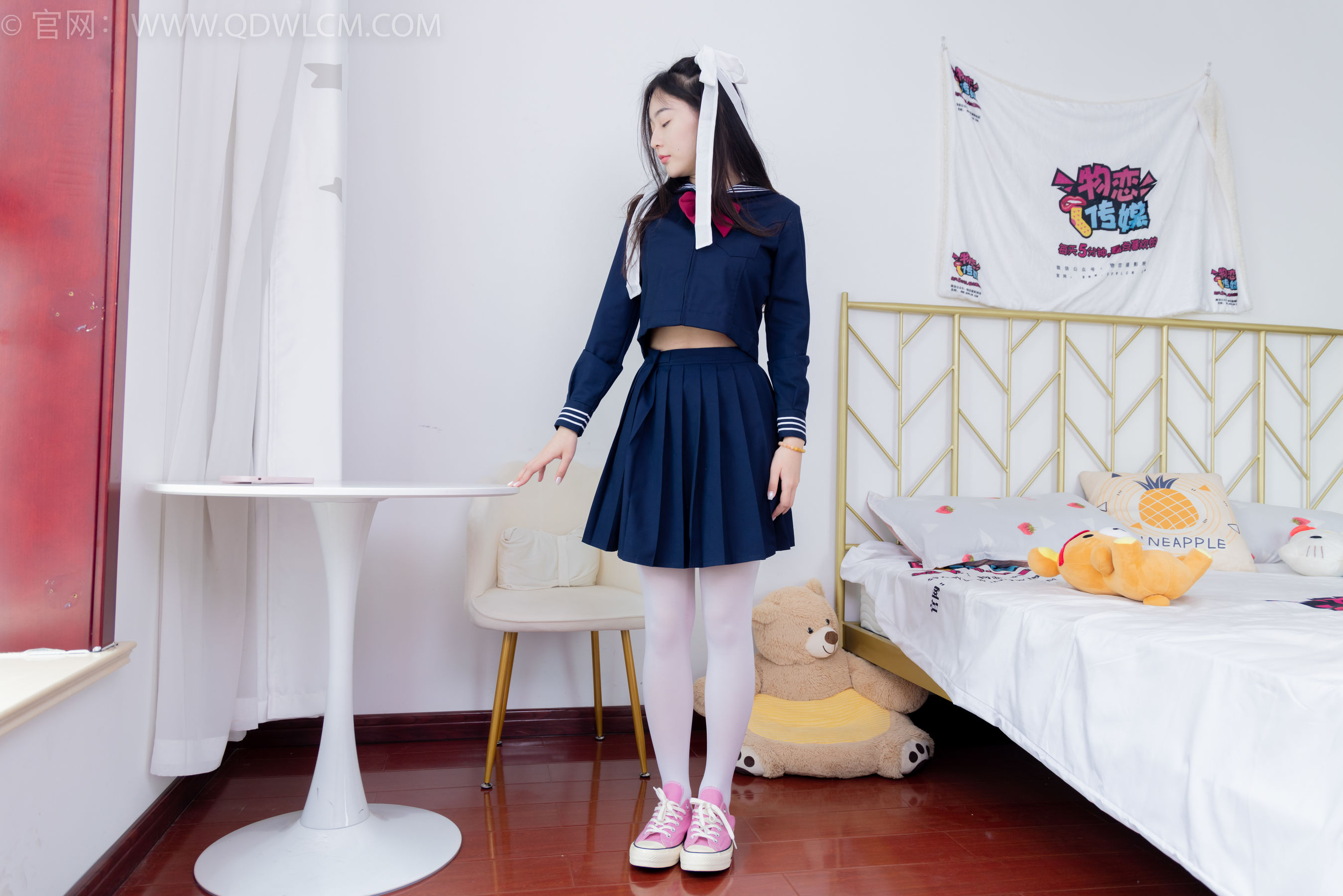 物恋传媒 No.1544 美兔-学院少女