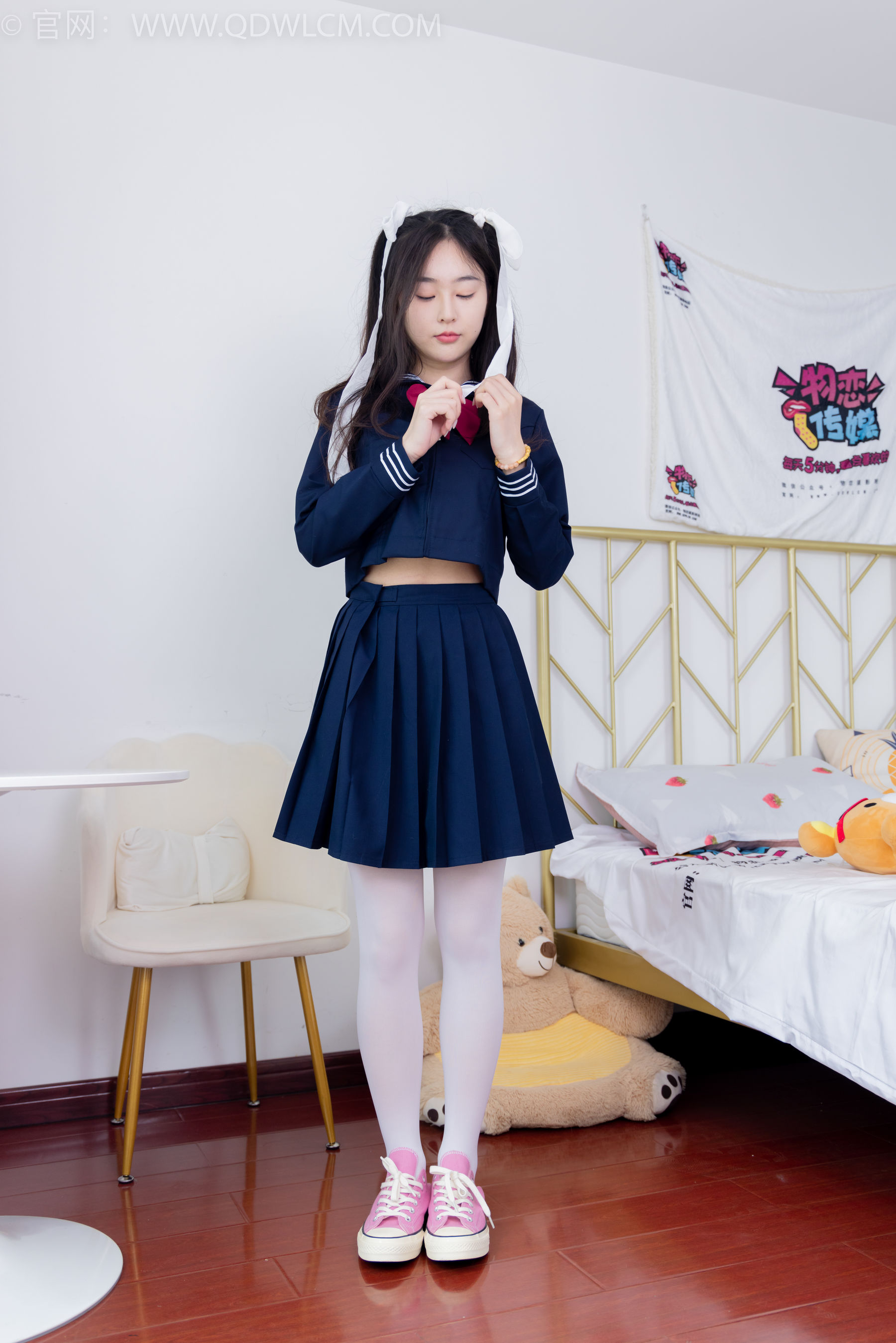 物恋传媒 No.1544 美兔-学院少女