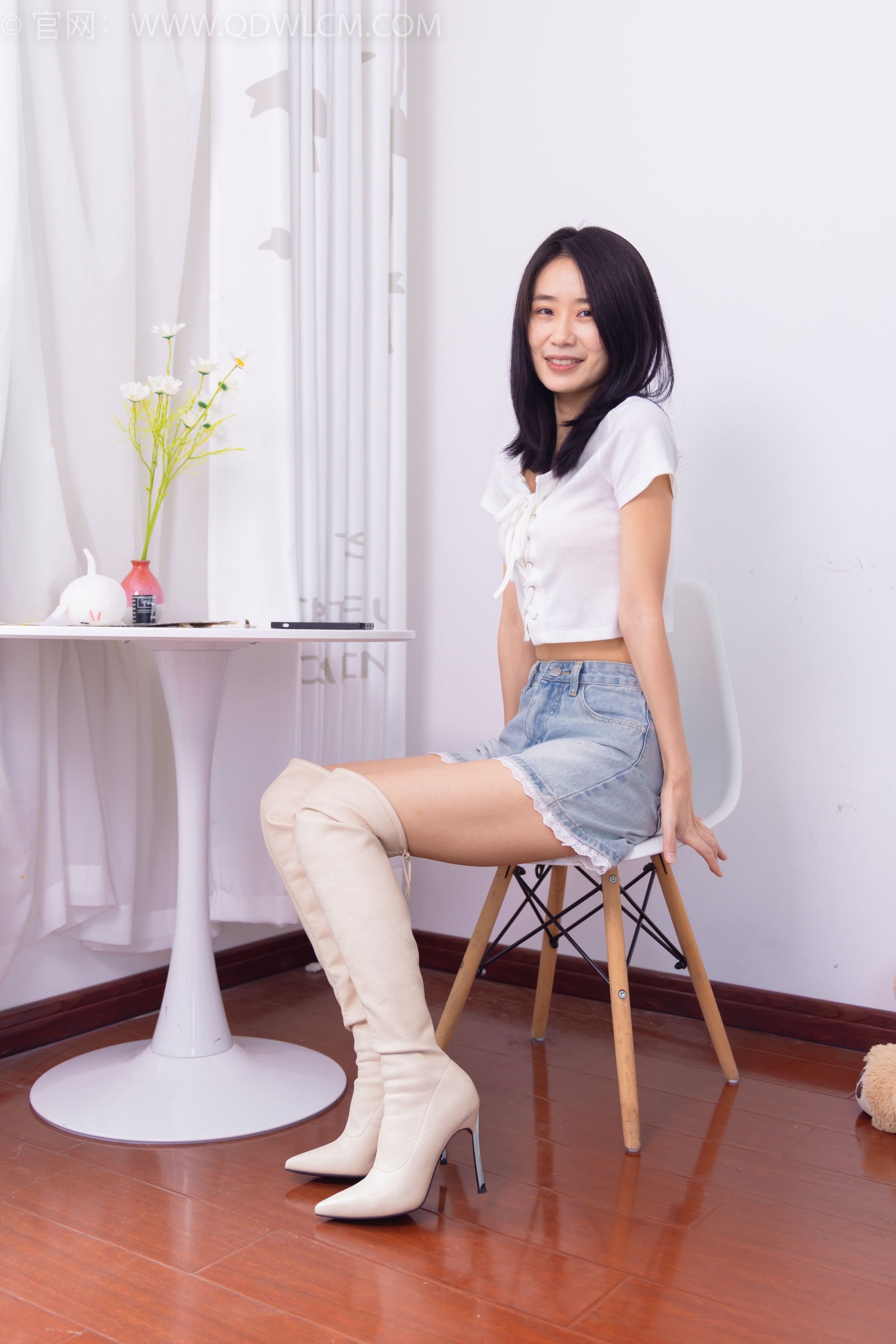 物恋传媒 No.1552 菜菜-白色的花