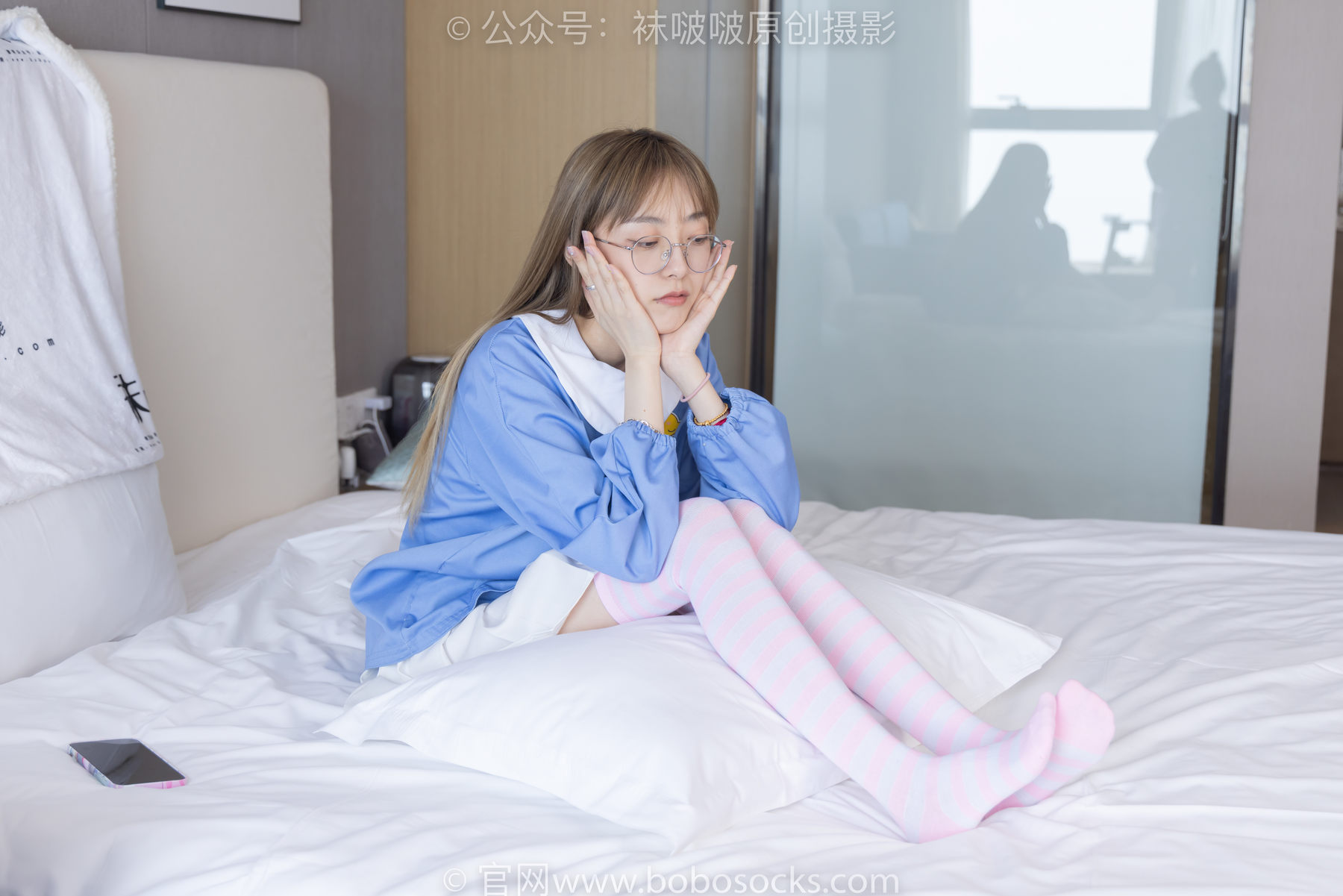 BoBoSocks袜啵啵 No.229 稚予-板鞋、皮鞋、两双大腿袜