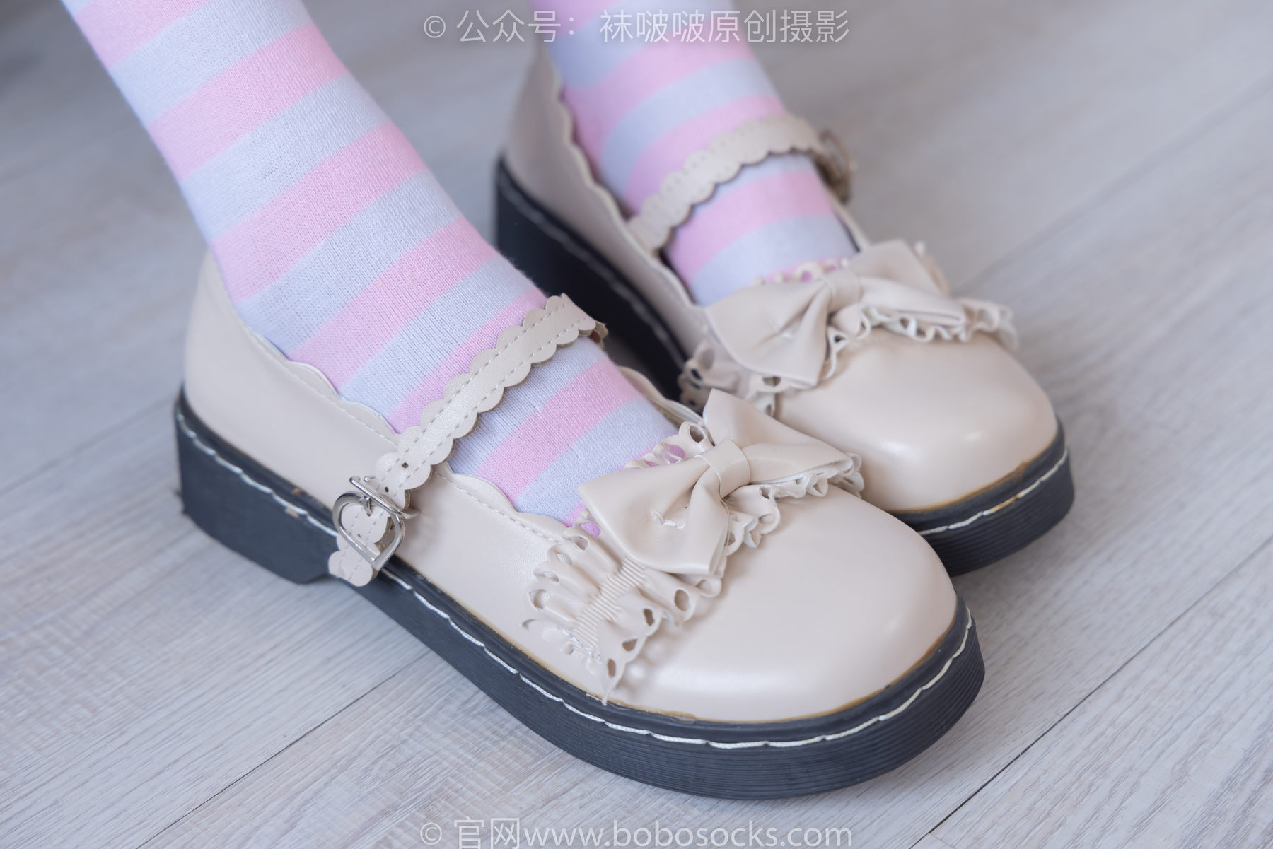 BoBoSocks袜啵啵 No.229 稚予-板鞋、皮鞋、两双大腿袜