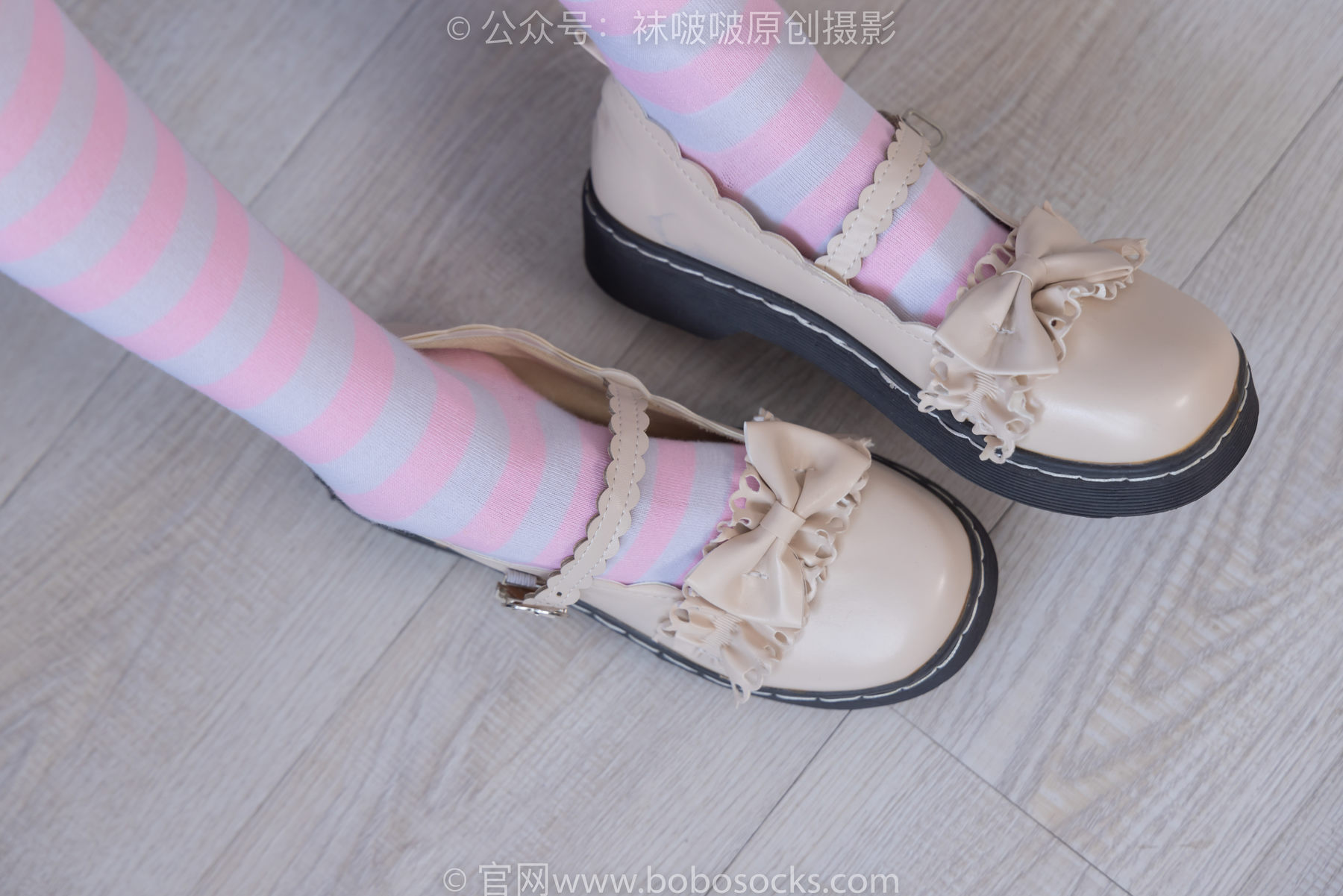 BoBoSocks袜啵啵 No.229 稚予-板鞋、皮鞋、两双大腿袜