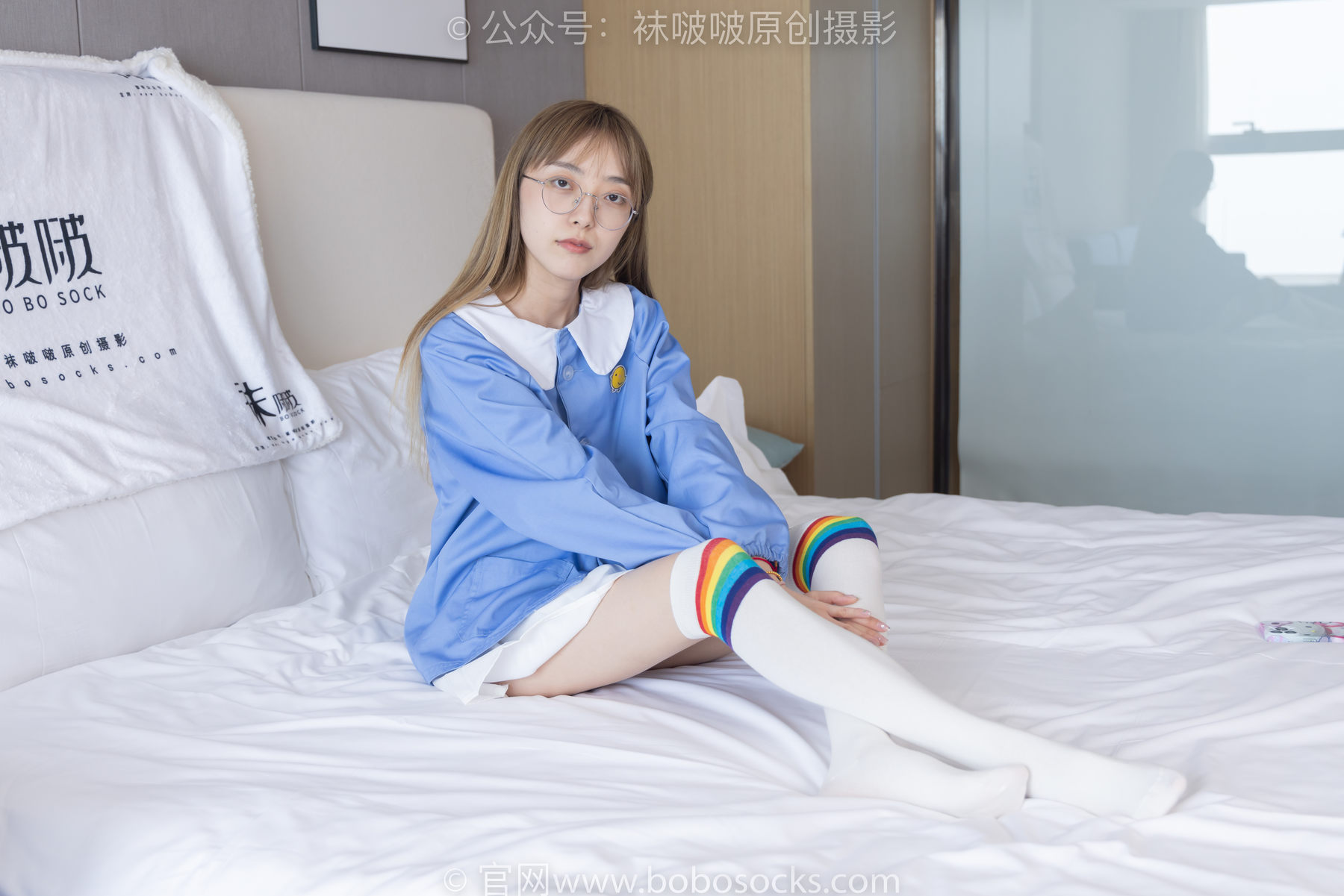 BoBoSocks袜啵啵 No.229 稚予-板鞋、皮鞋、两双大腿袜