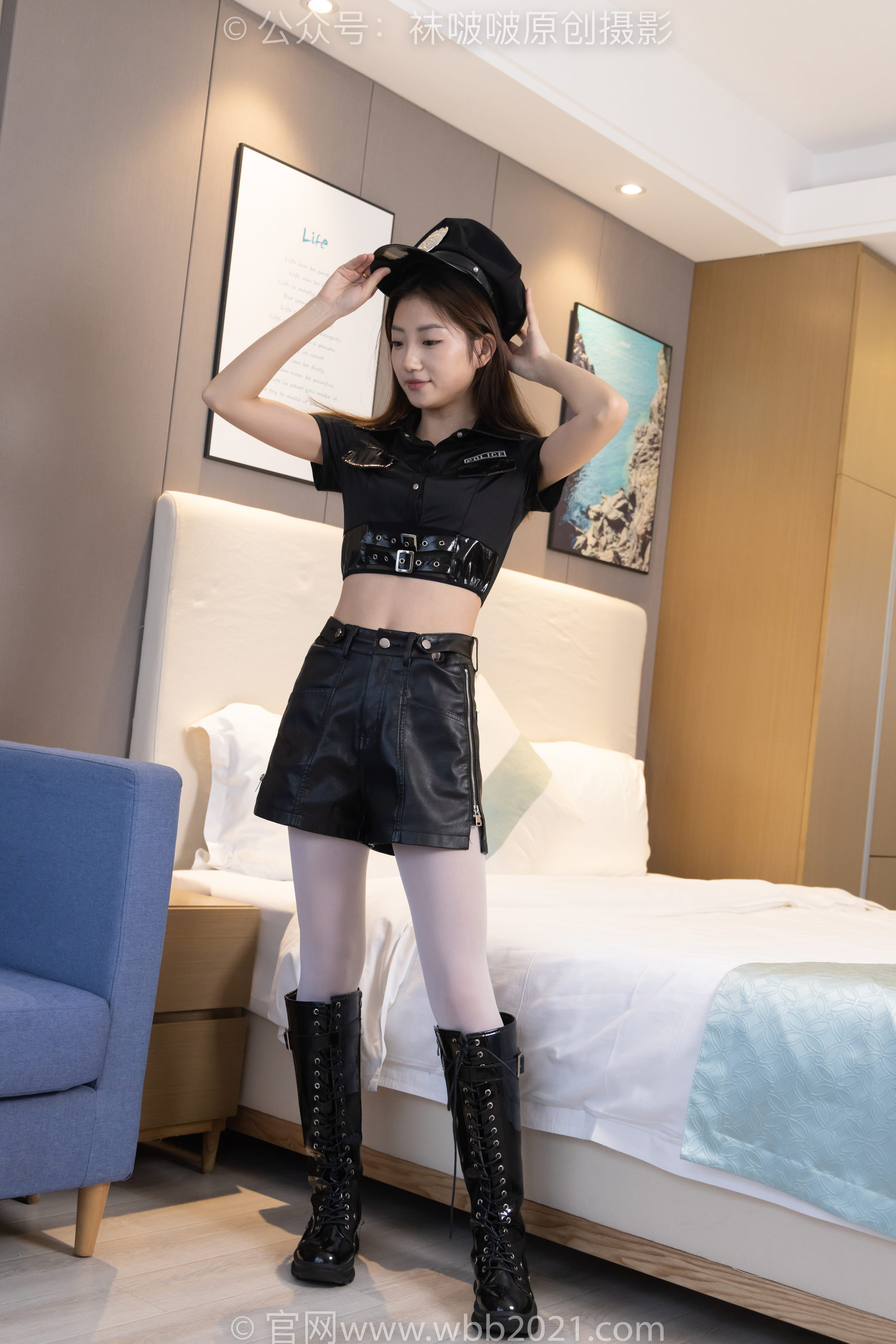 BoBoSocks袜啵啵 No.232 小沫-骑士靴、厚白丝、小女警