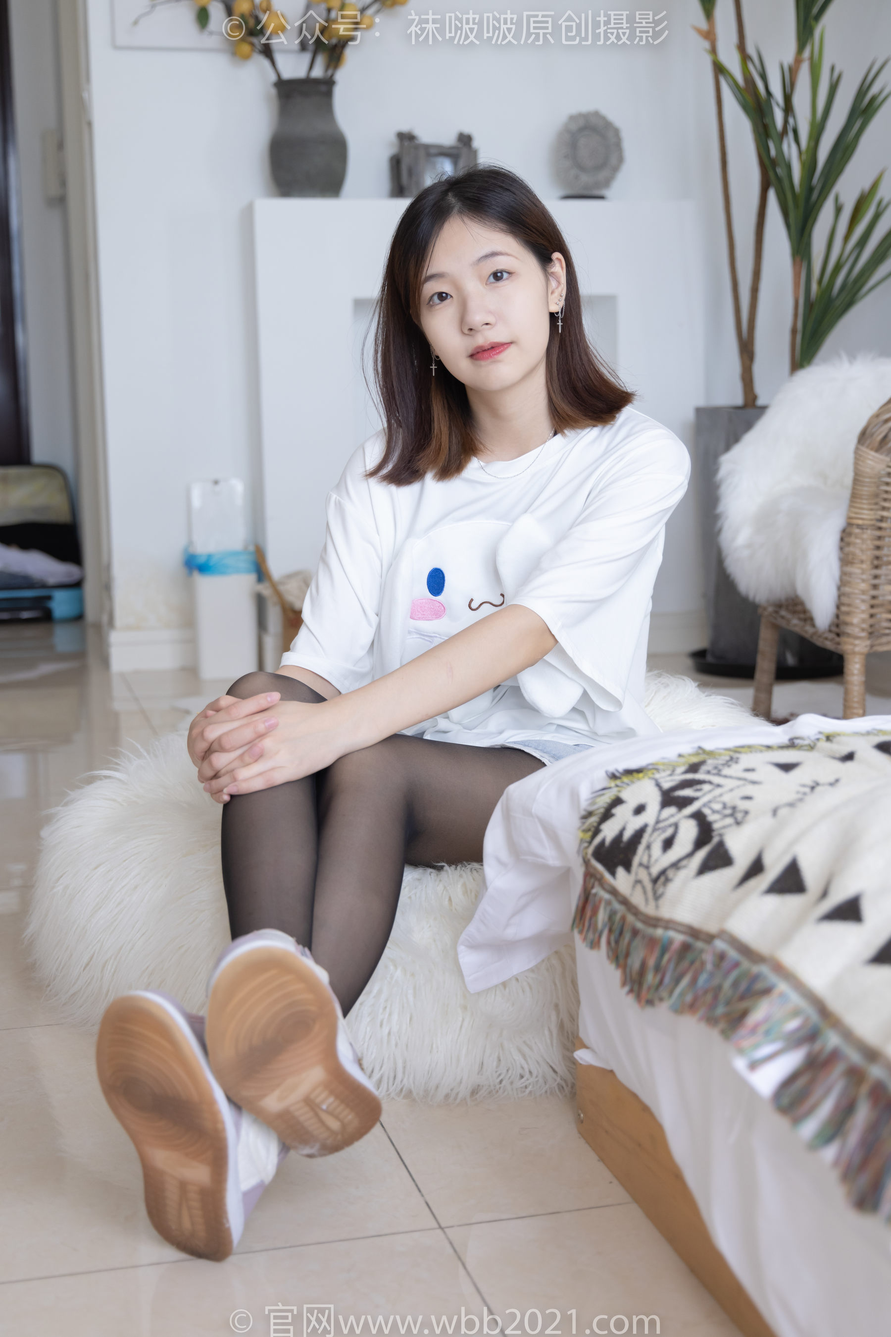 BoBoSocks袜啵啵 No.233 小甜豆-板鞋、黑丝