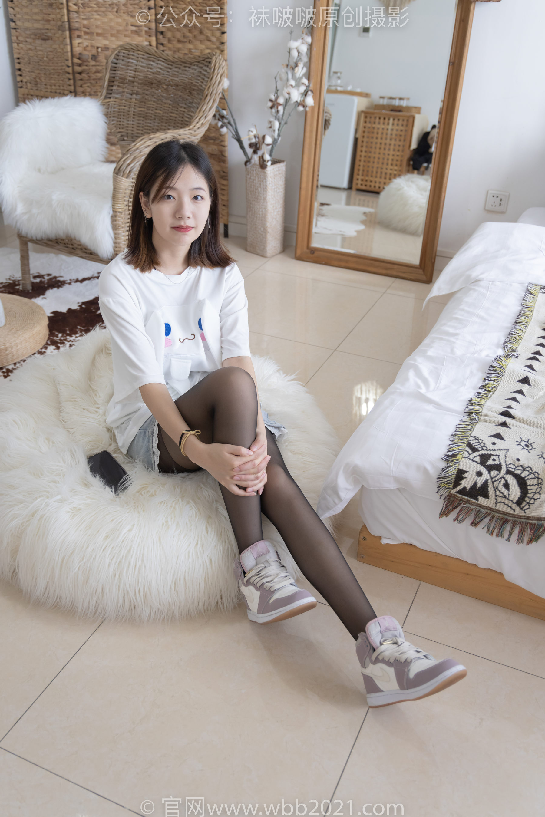 BoBoSocks袜啵啵 No.233 小甜豆-板鞋、黑丝