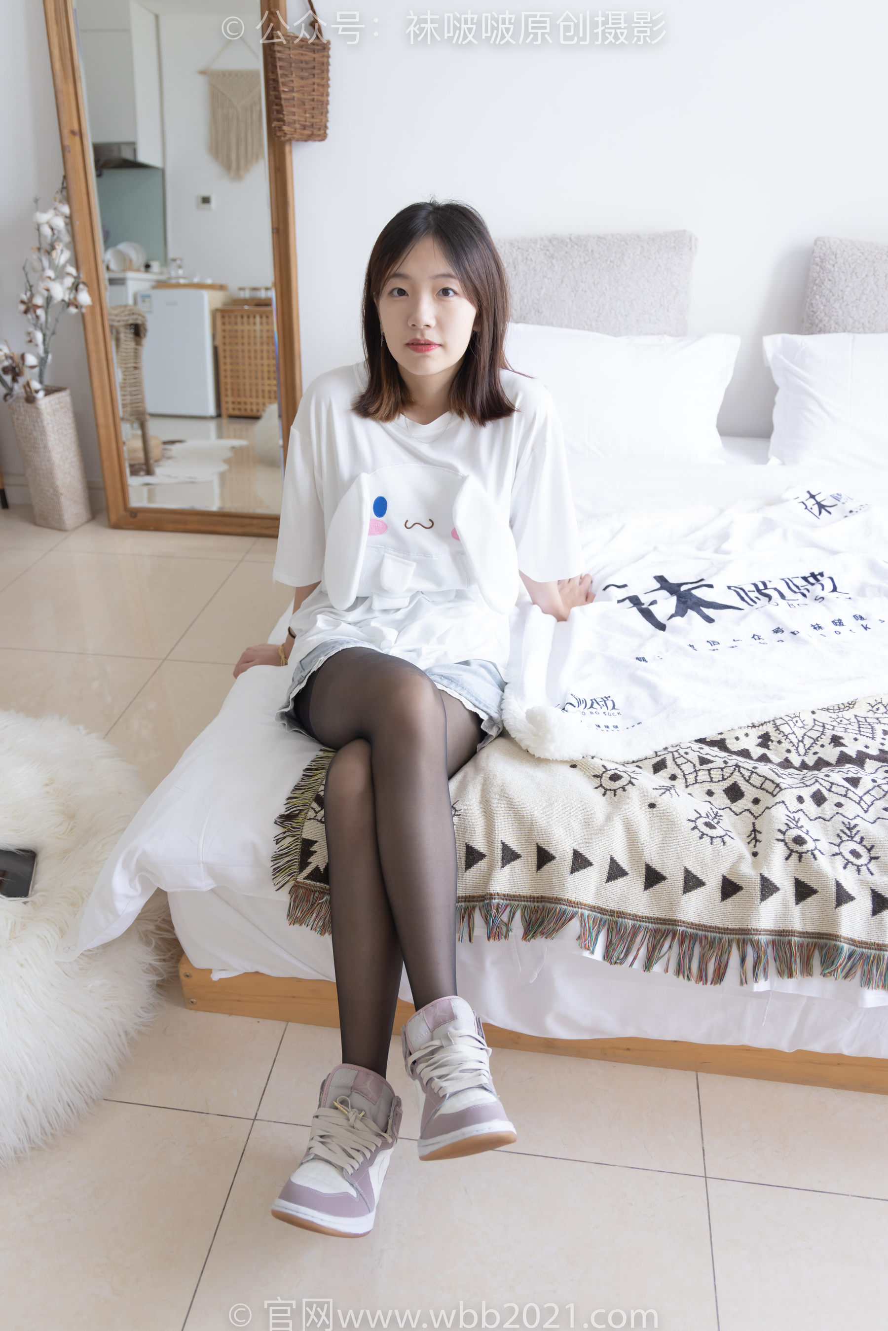 BoBoSocks袜啵啵 No.233 小甜豆-板鞋、黑丝