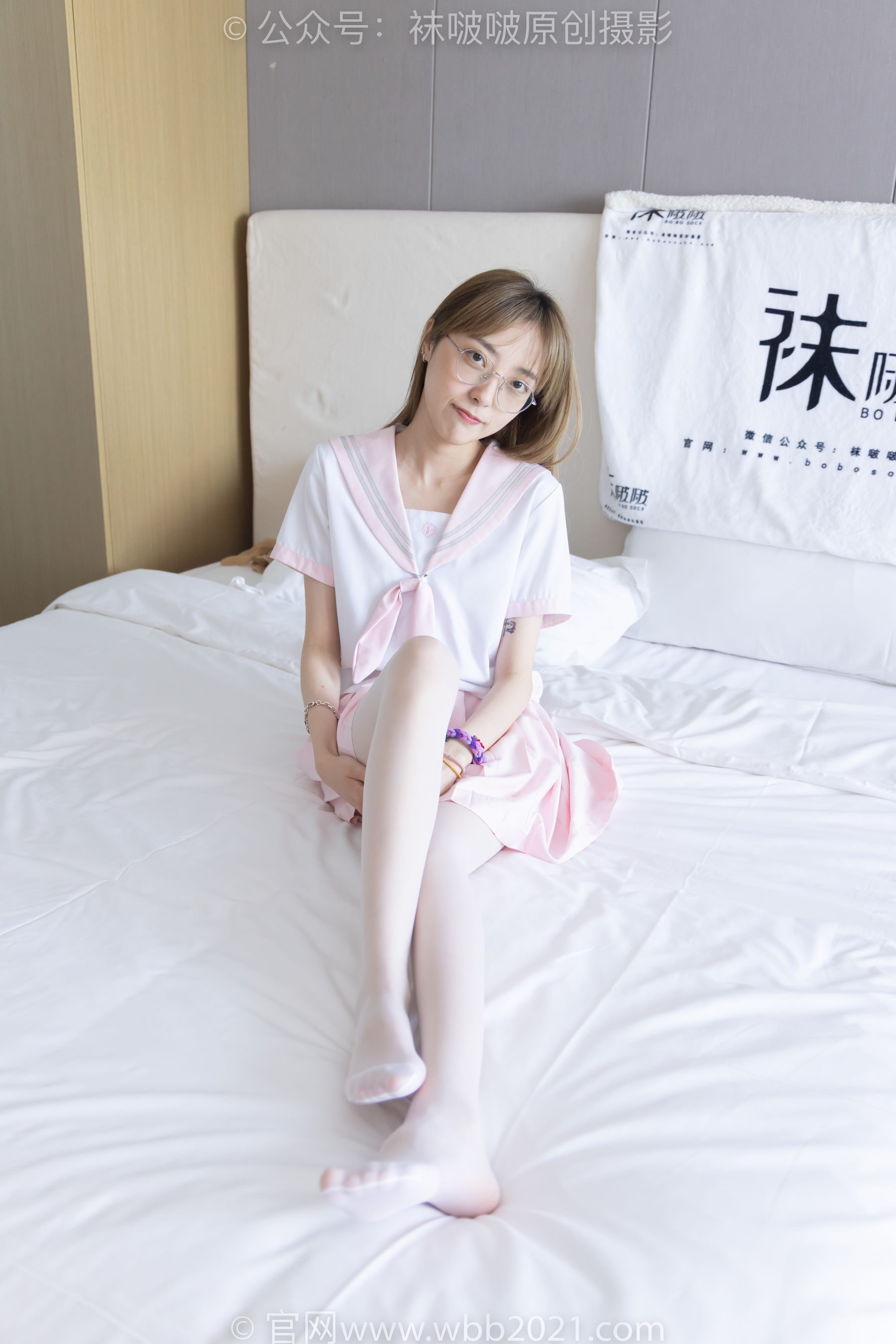 BoBoSocks袜啵啵 No.238 稚予-皮鞋、白丝、JK制服