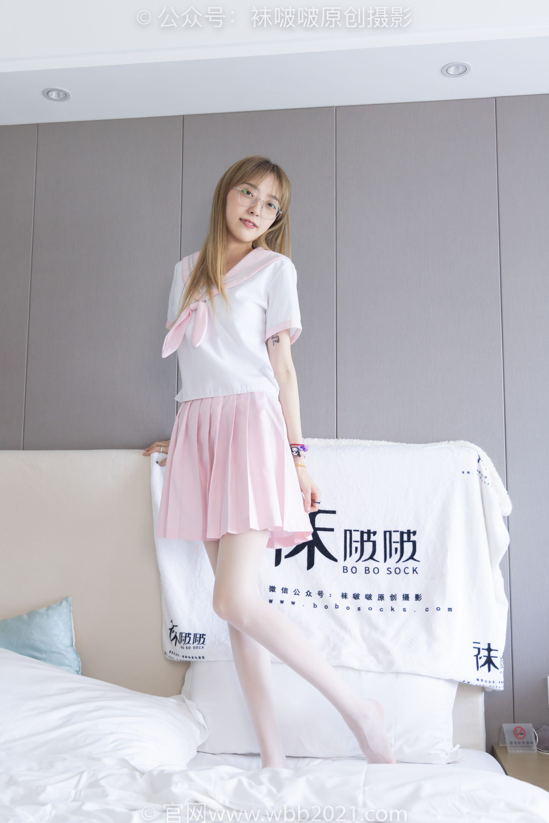 BoBoSocks袜啵啵 No.238 稚予-皮鞋、白丝、JK制服