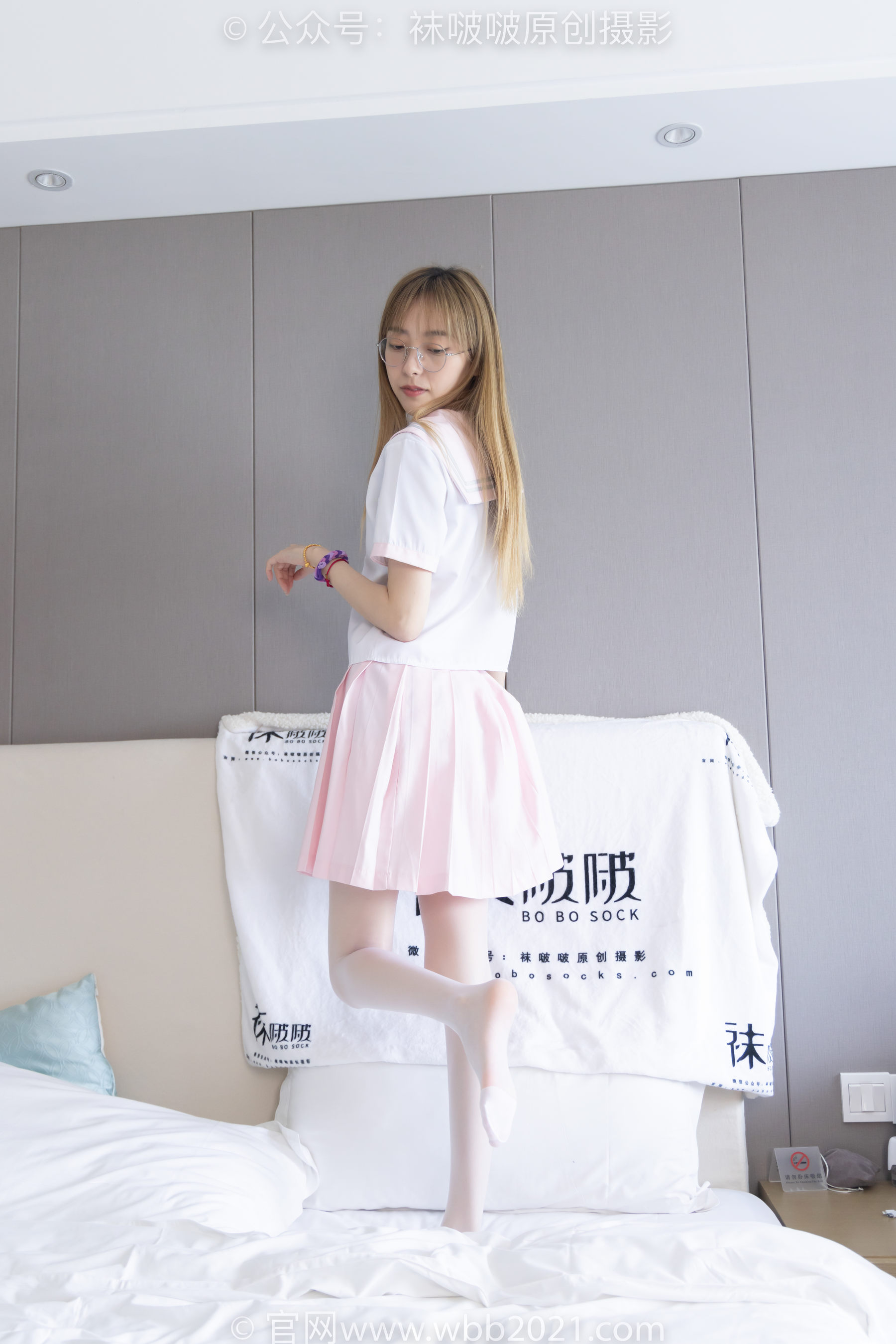 BoBoSocks袜啵啵 No.238 稚予-皮鞋、白丝、JK制服