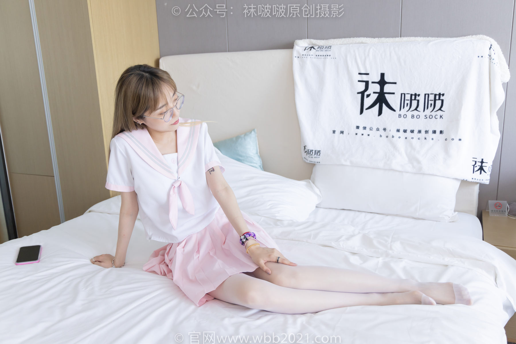 BoBoSocks袜啵啵 No.238 稚予-皮鞋、白丝、JK制服