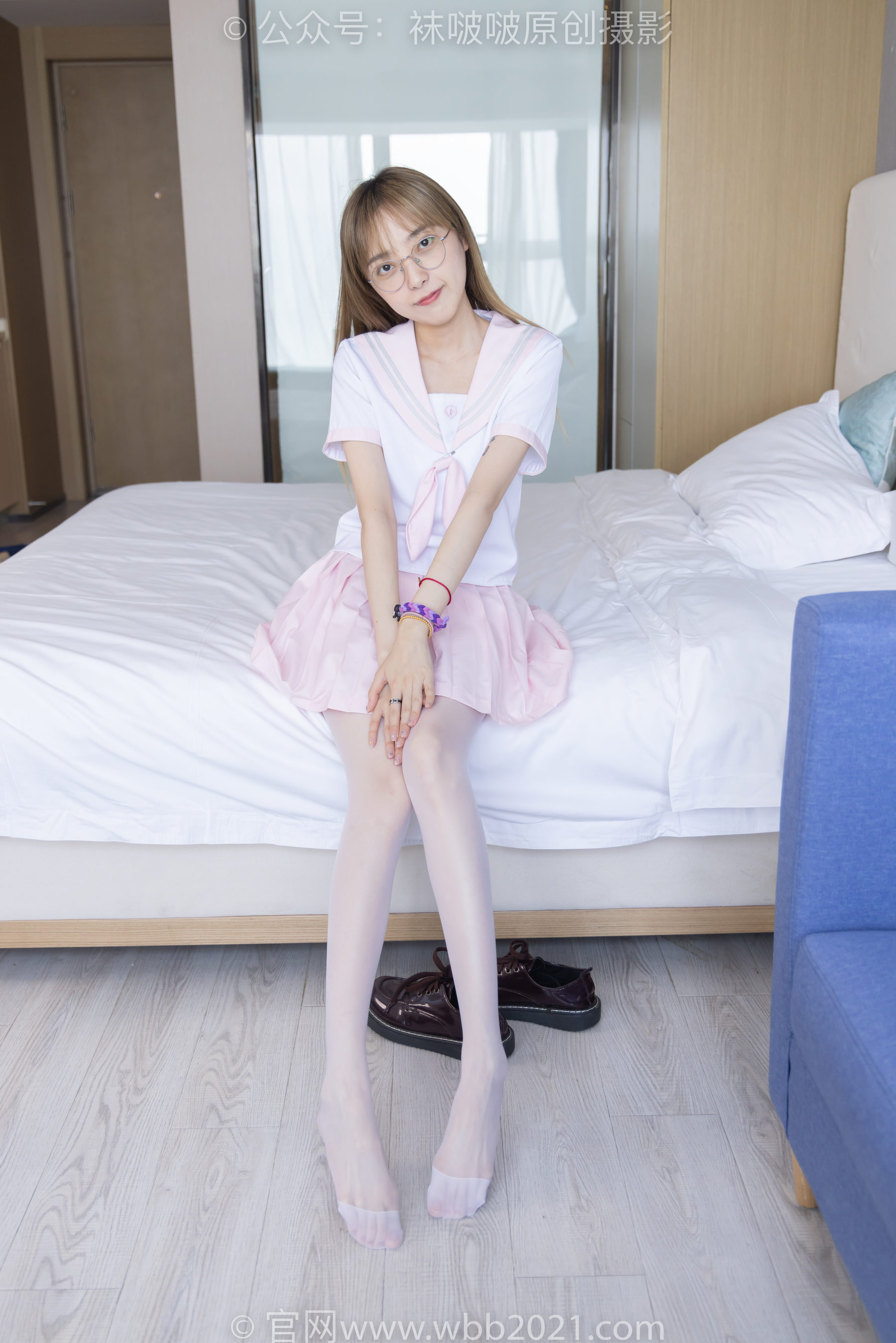 BoBoSocks袜啵啵 No.238 稚予-皮鞋、白丝、JK制服