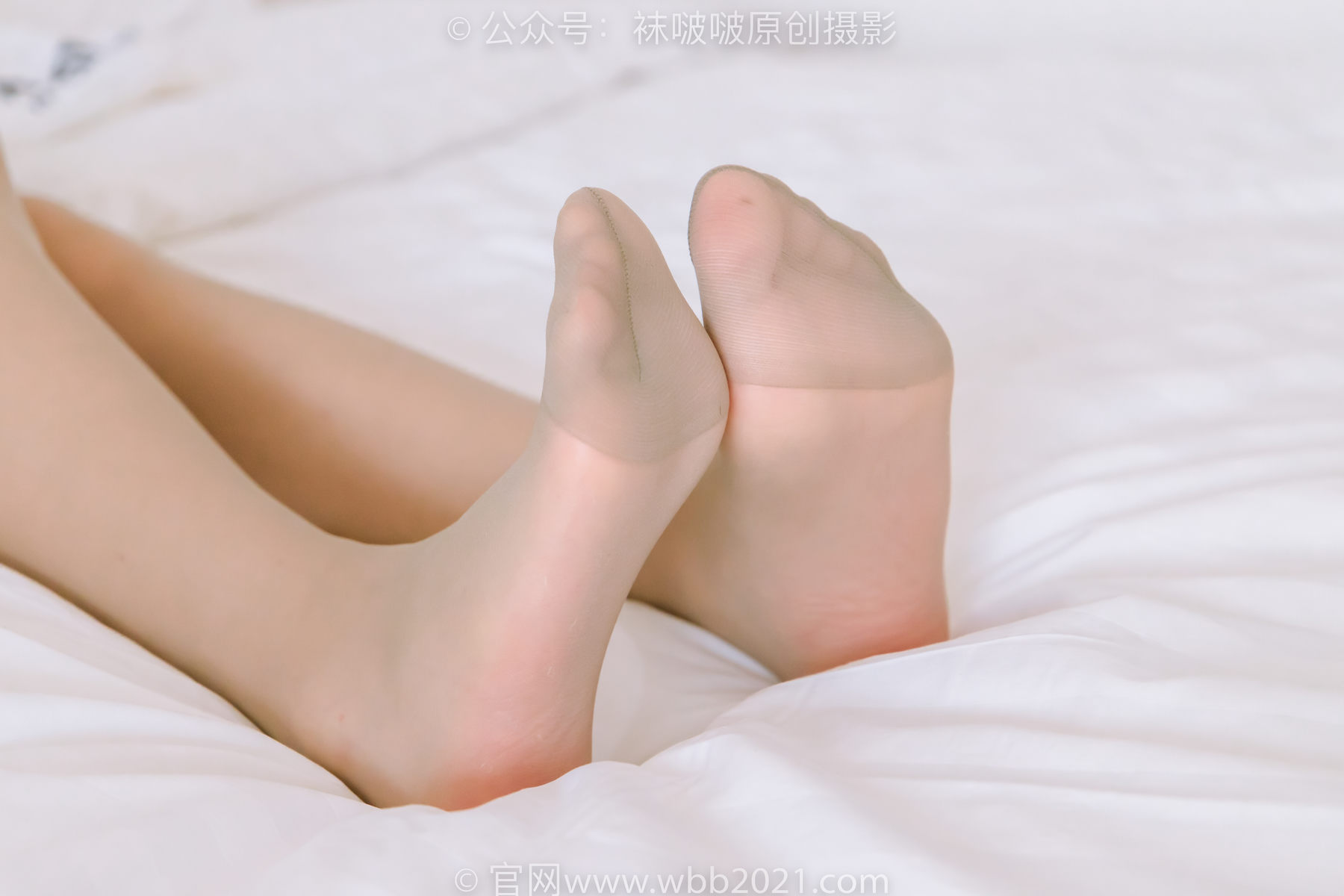 BoBoSocks袜啵啵 No.239 小甜豆-棉拖鞋、灰丝、裸足