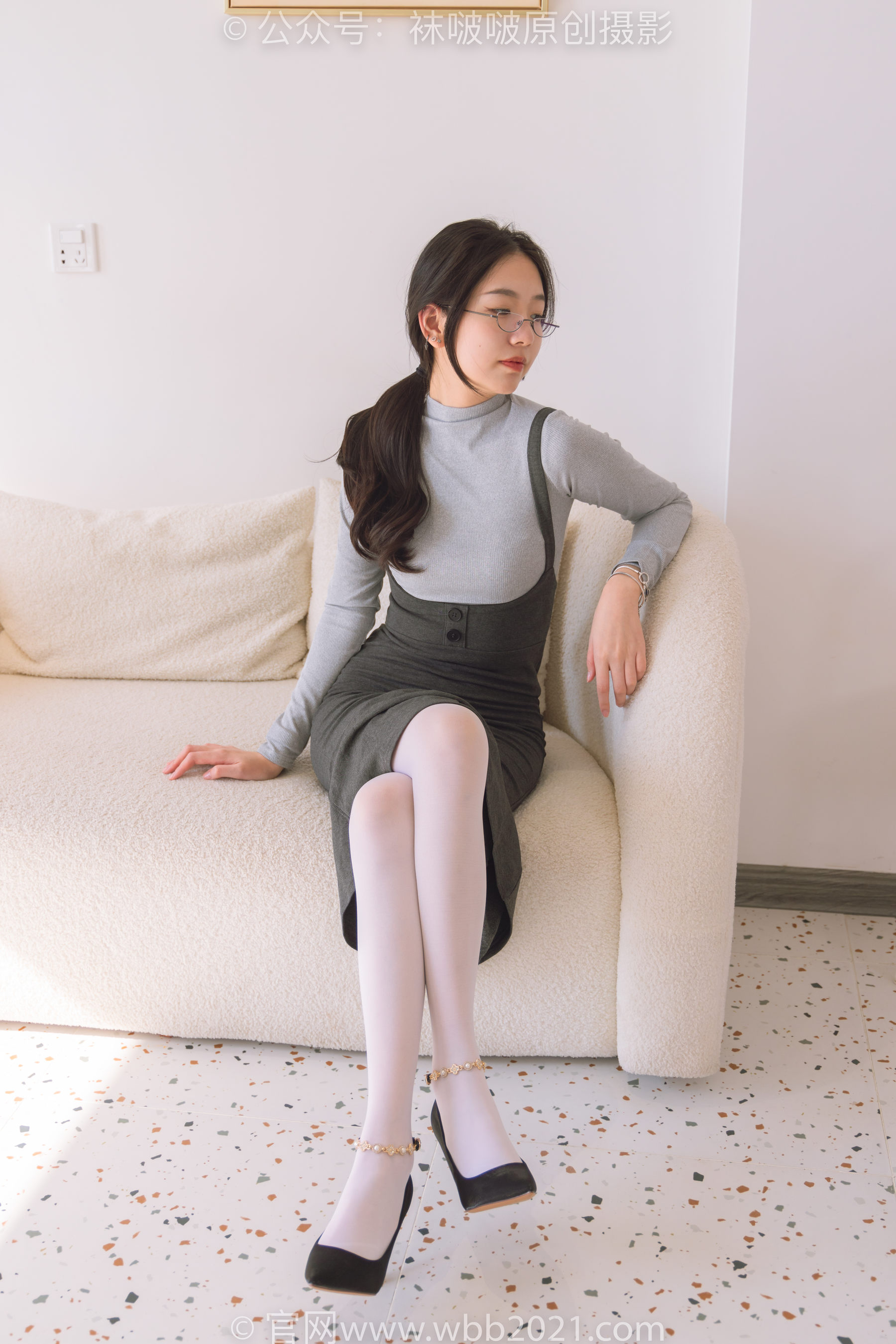 BoBoSocks袜啵啵 No.242 小甜豆-高跟鞋、厚白丝