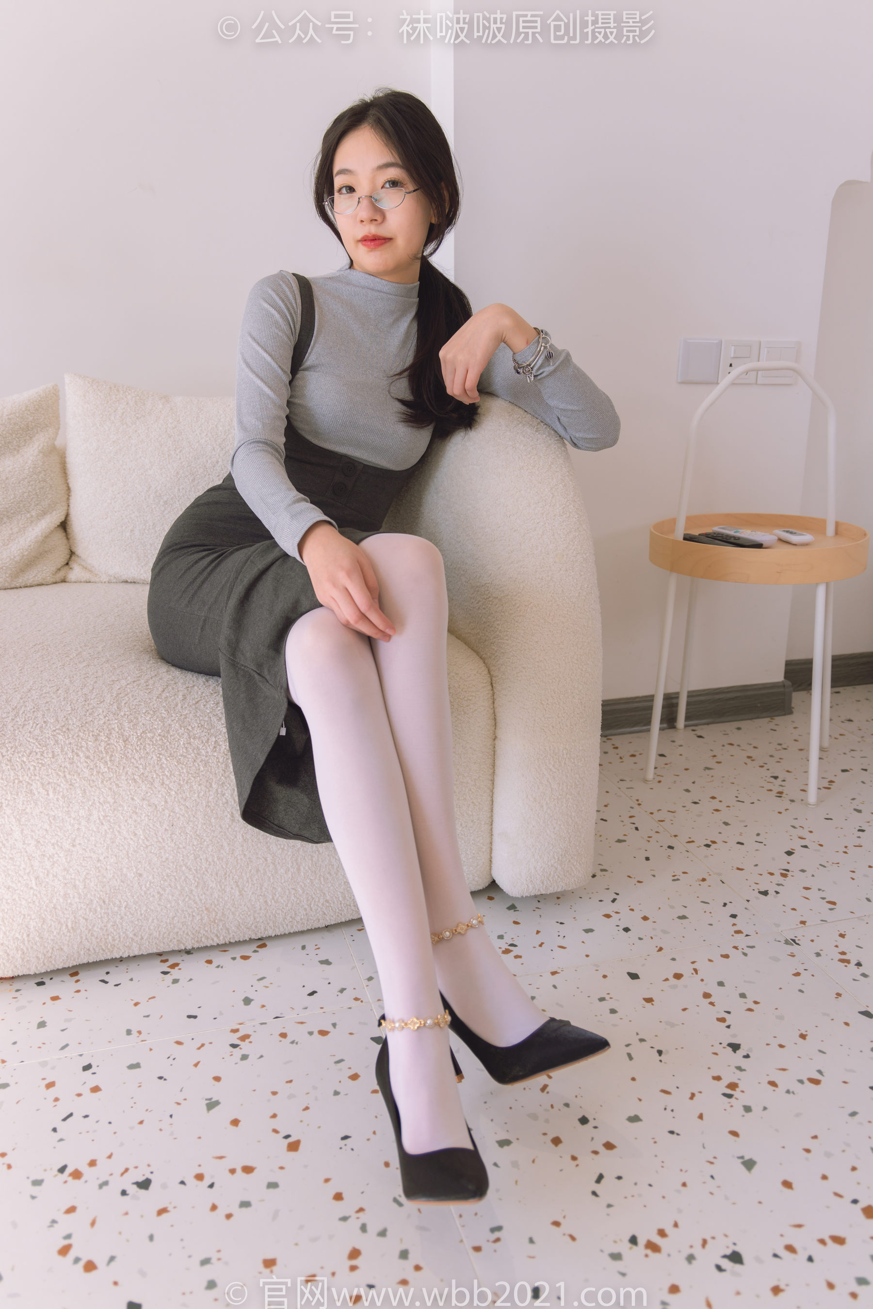 BoBoSocks袜啵啵 No.242 小甜豆-高跟鞋、厚白丝