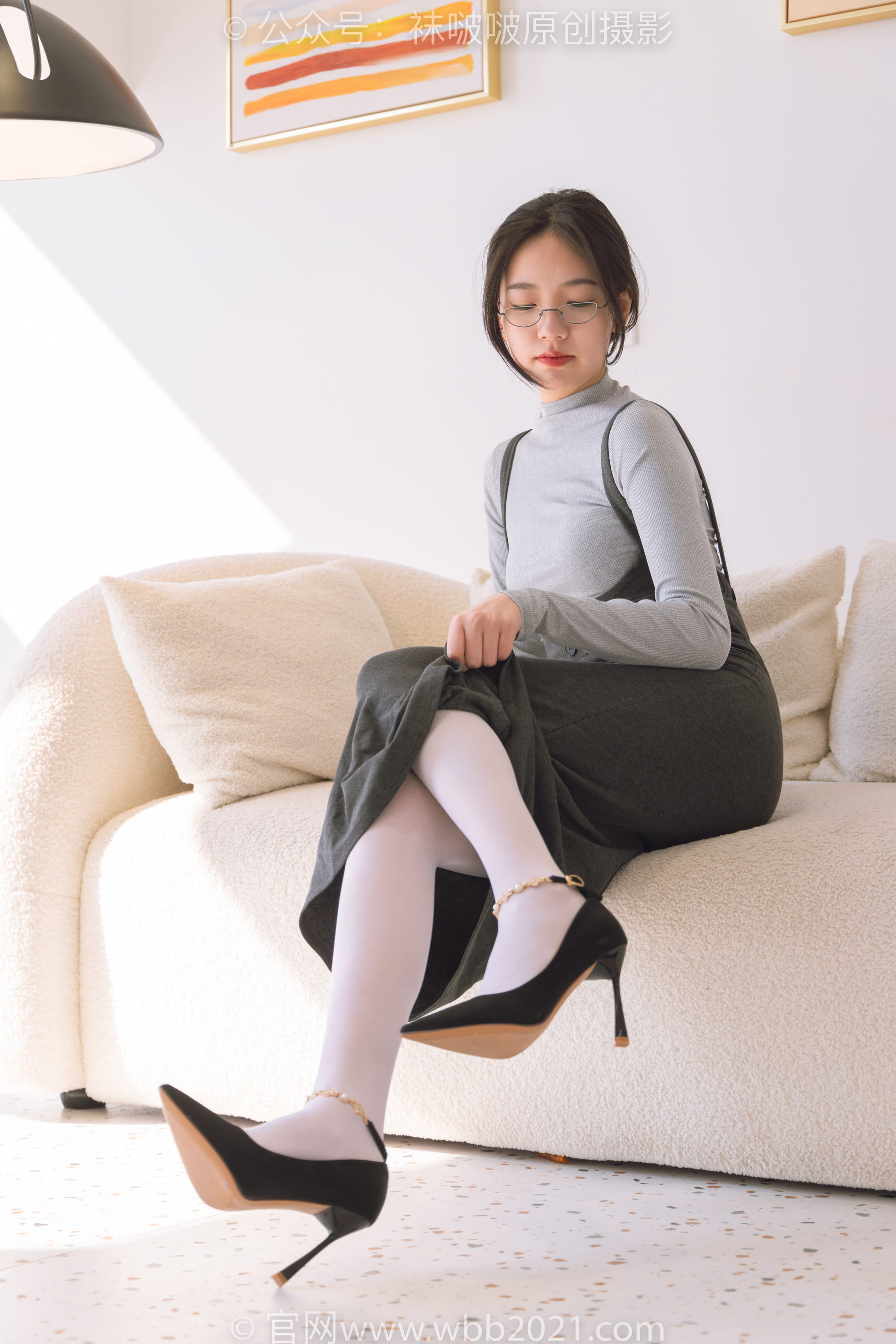 BoBoSocks袜啵啵 No.242 小甜豆-高跟鞋、厚白丝