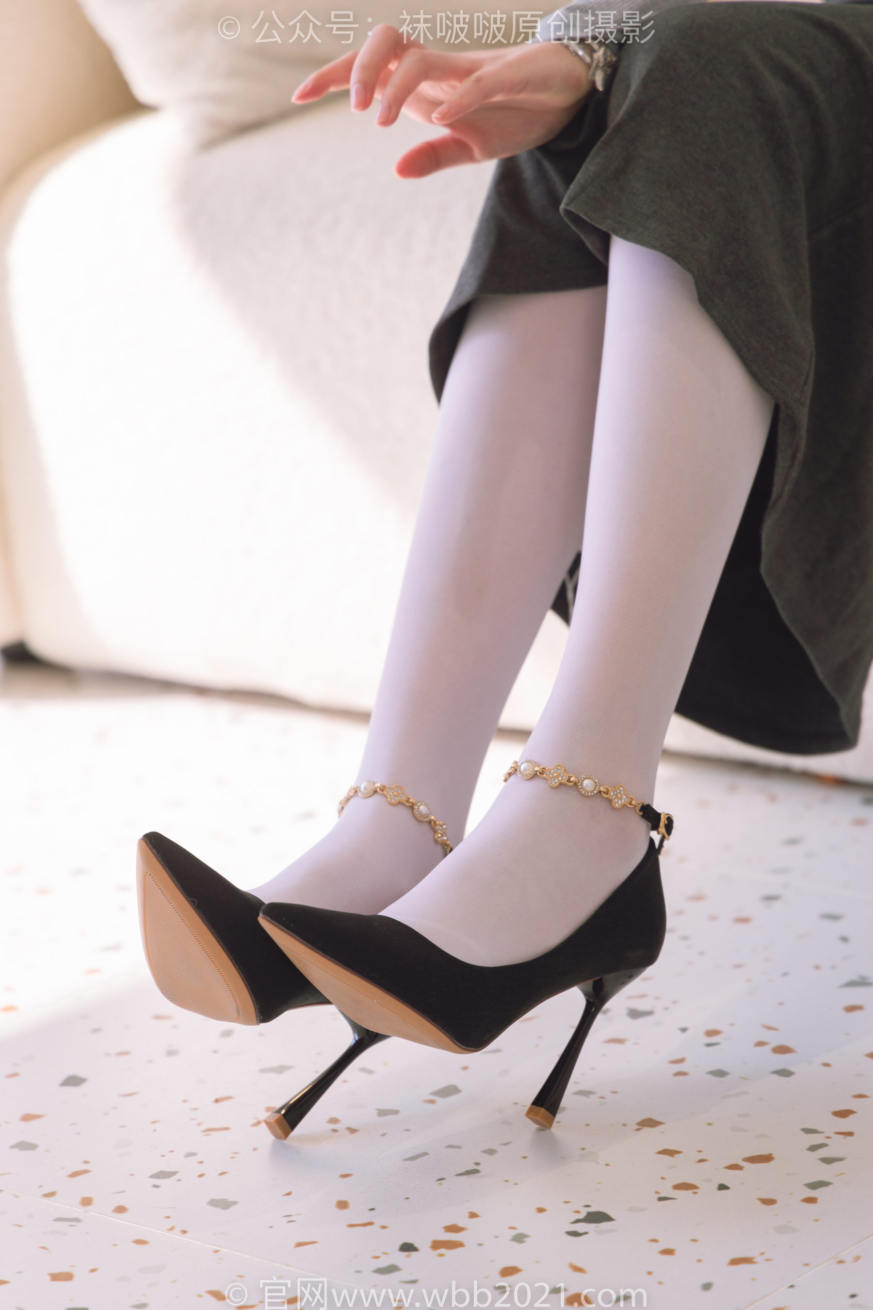 BoBoSocks袜啵啵 No.242 小甜豆-高跟鞋、厚白丝